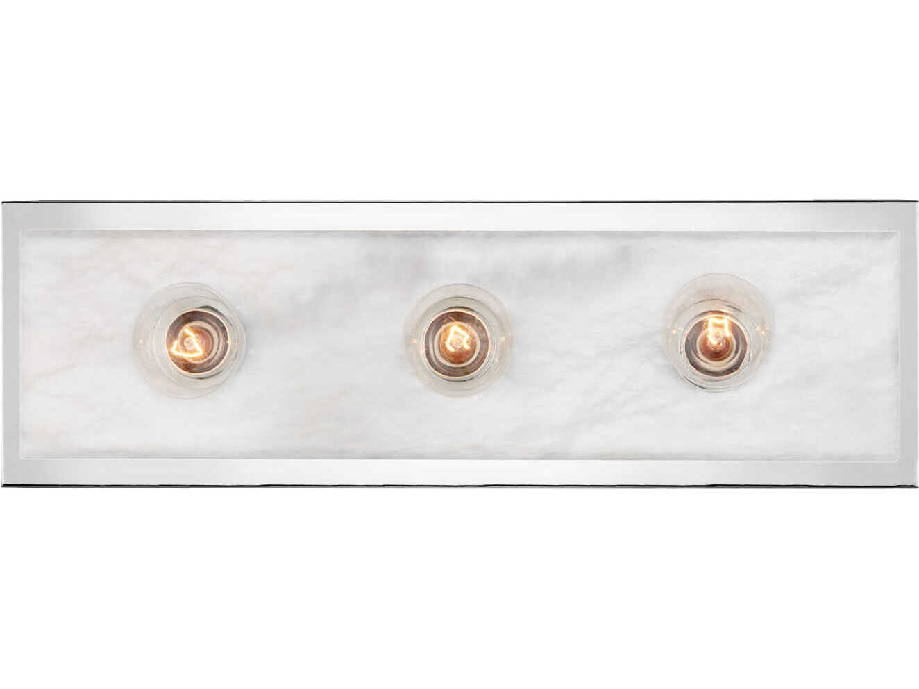 Currey & Company Berdine 3-Light Natural Polished Nickel Vanity Light