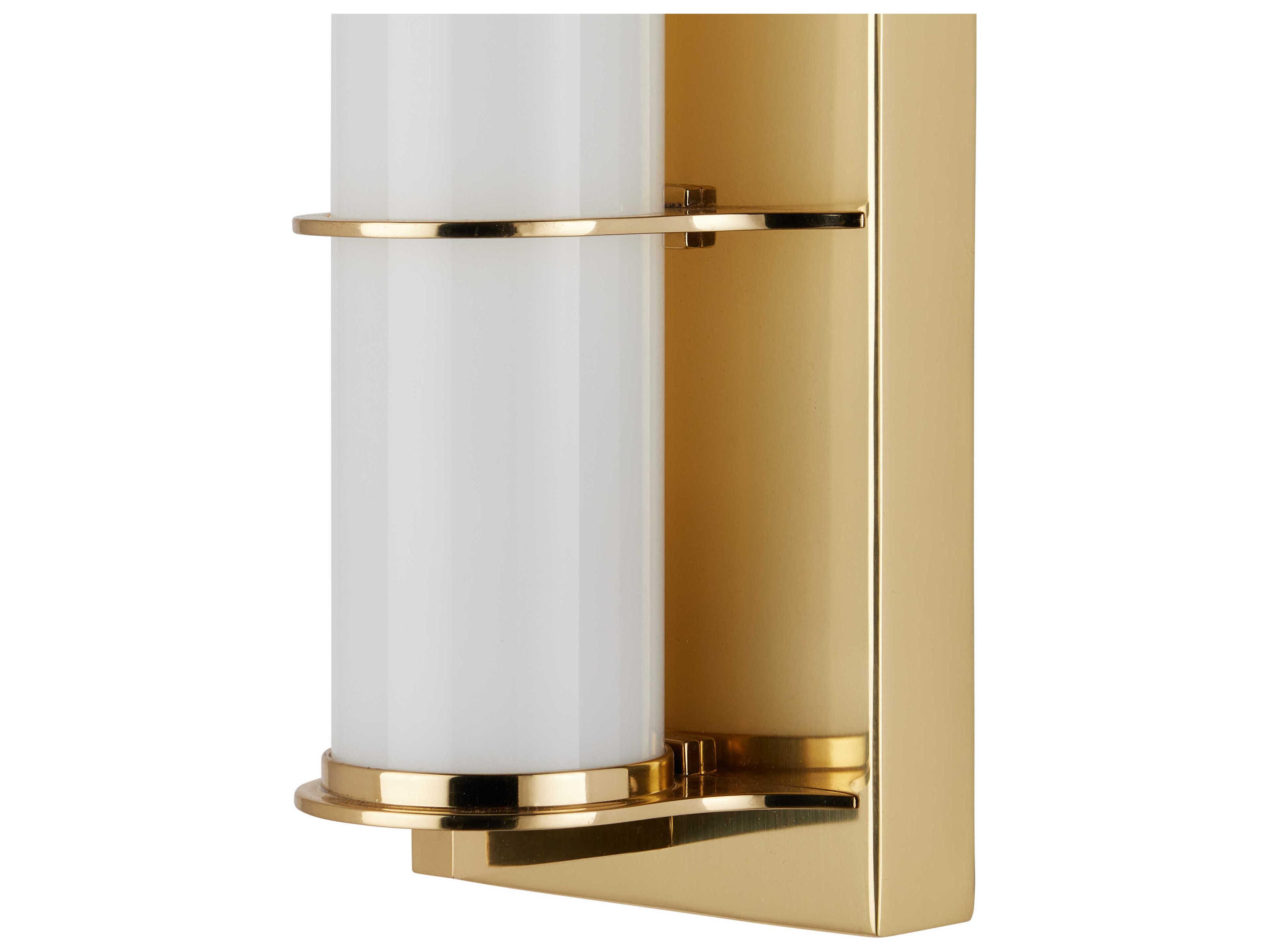 Currey & Company Blaine 1-Light Polished Brass Wall Sconce