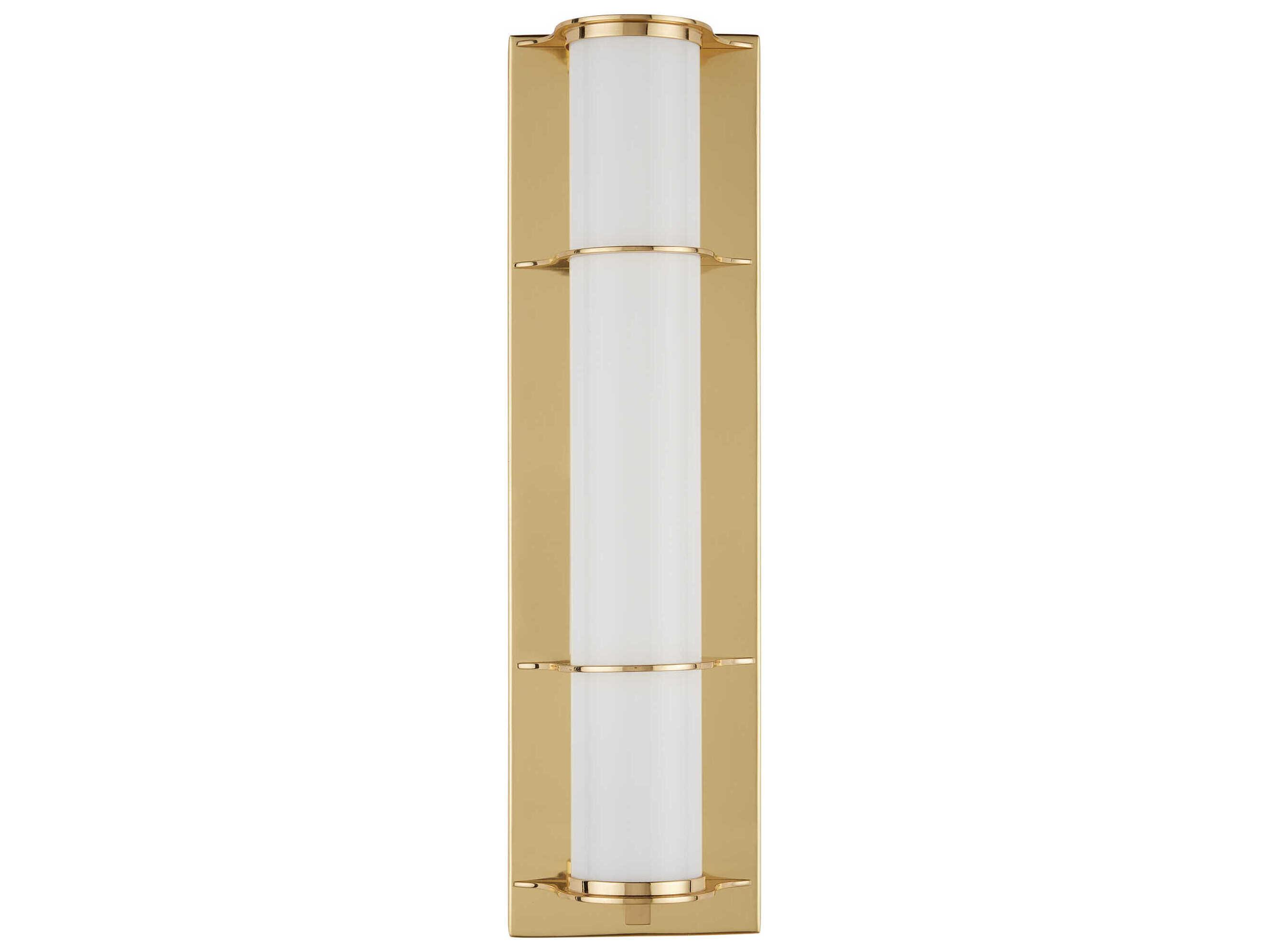 Currey & Company Blaine 1-Light Polished Brass Wall Sconce