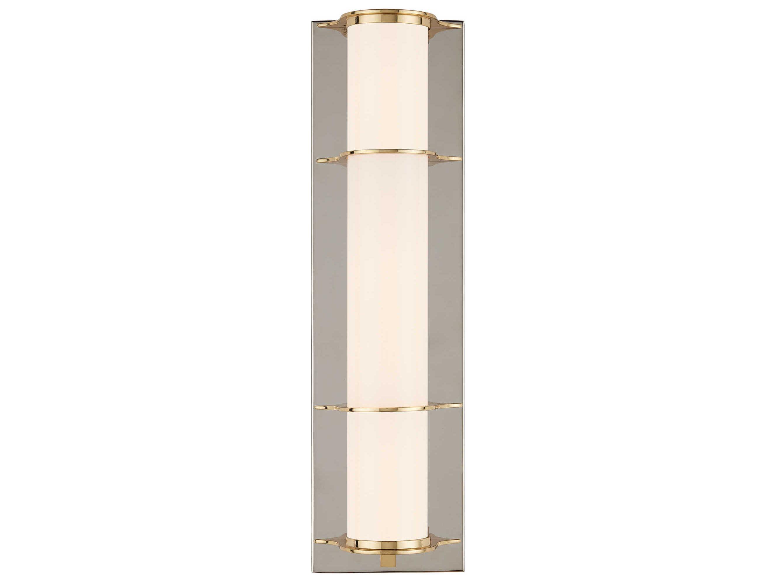 Currey & Company Blaine 1-Light Polished Silver Wall Sconce