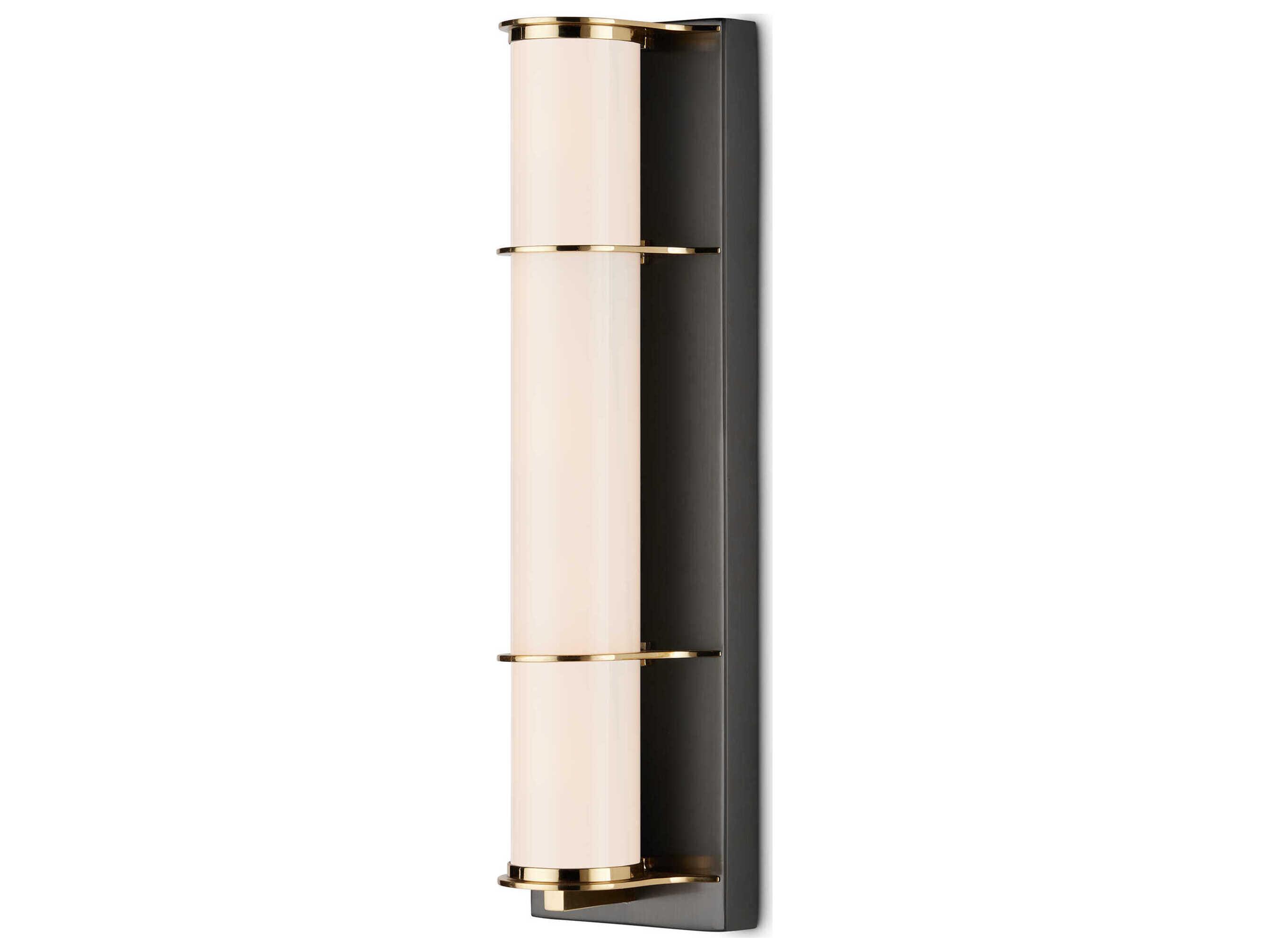 Currey & Company Blaine 1-Light Satin Bronze Wall Sconce