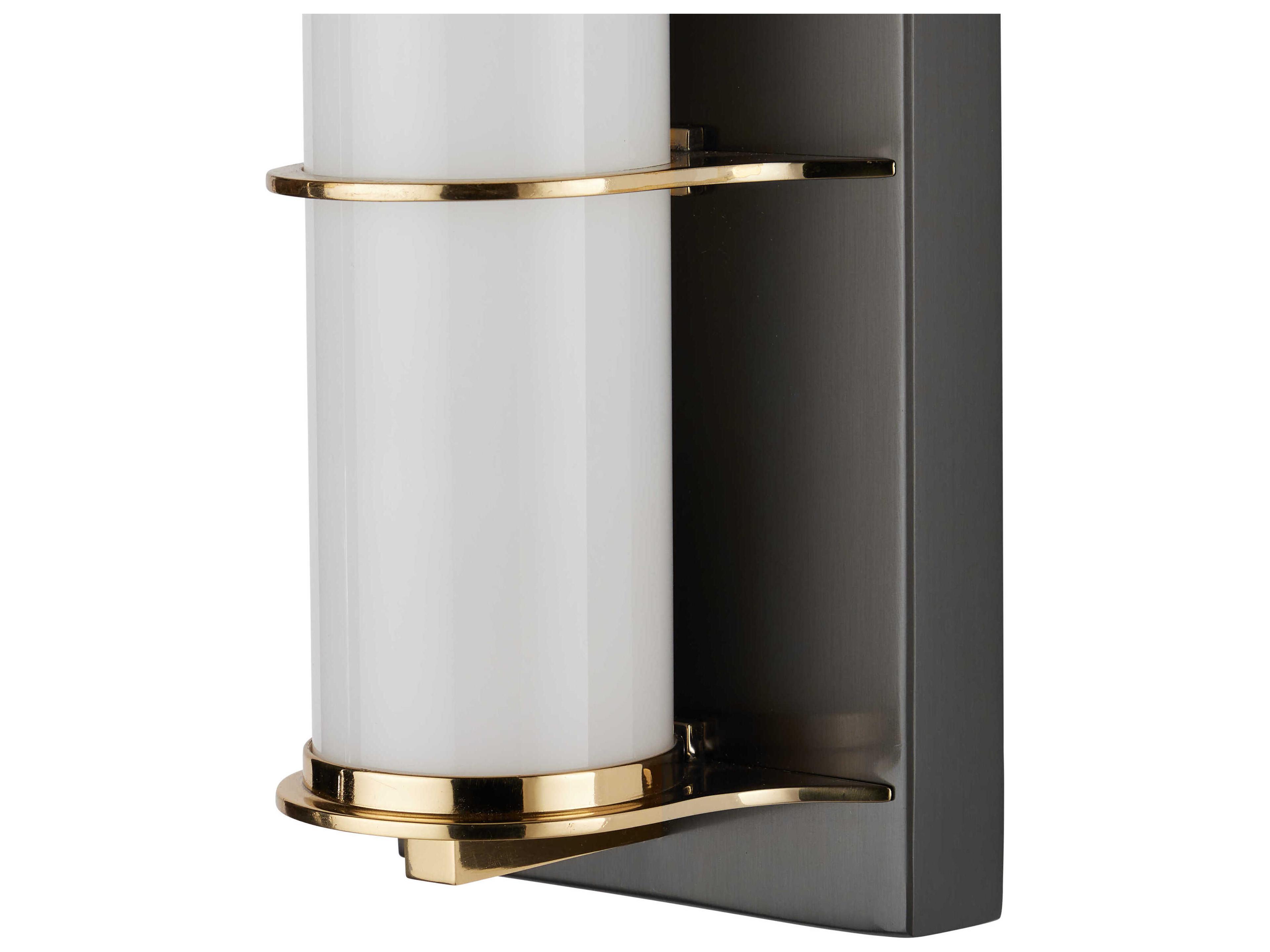 Currey & Company Blaine 1-Light Satin Bronze Wall Sconce