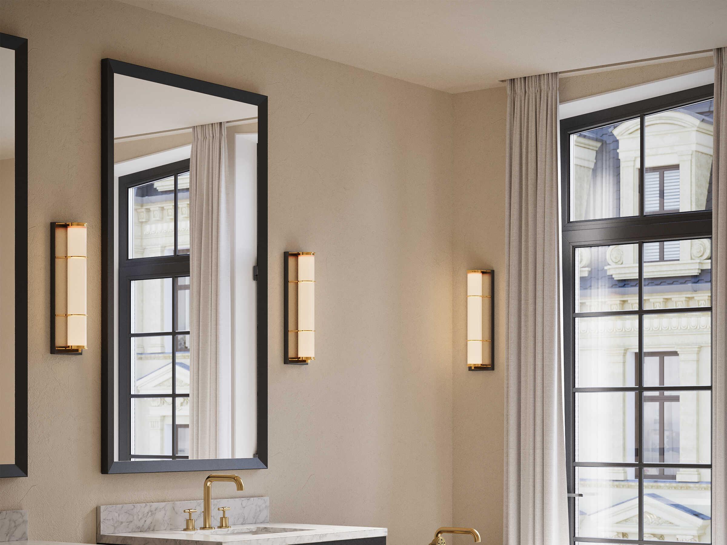 Currey & Company Blaine 1-Light Satin Bronze Wall Sconce