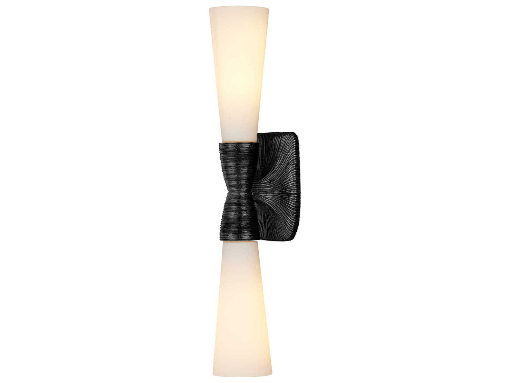 Currey & Company Burrows 2-Light Oil Rubbed Bronze Wall Sconce