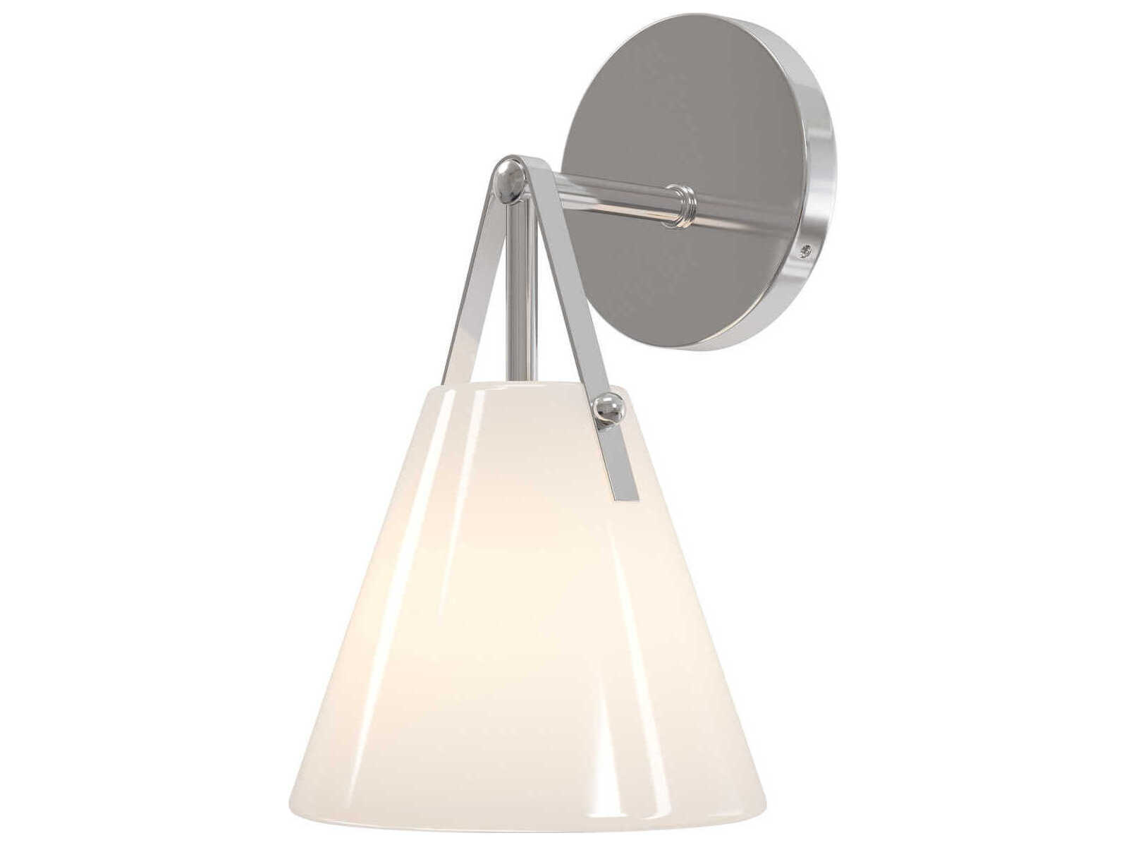 Currey & Company Bronwen 1-Light Polished Nickel Wall Sconce