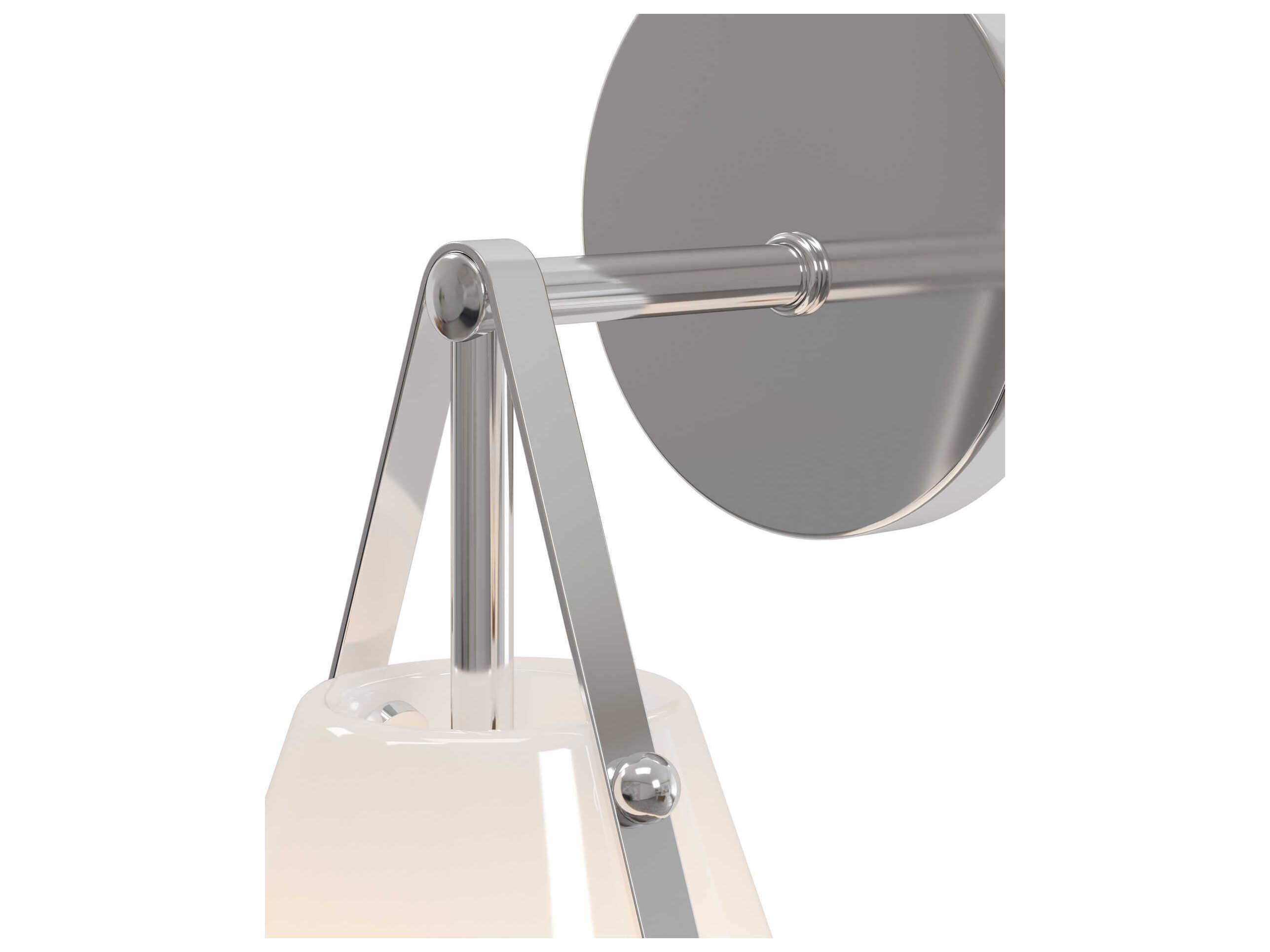 Currey & Company Bronwen 1-Light Polished Nickel Wall Sconce