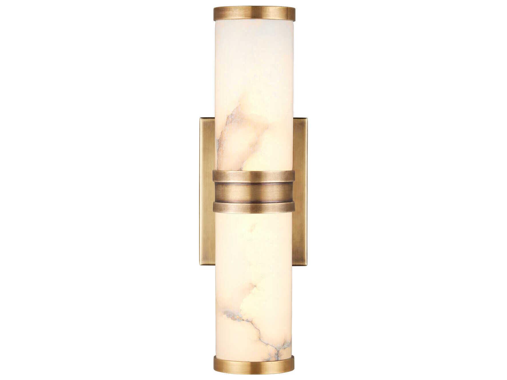 Currey & Company Brenham 1-Light Vintage Brass Wall Sconce