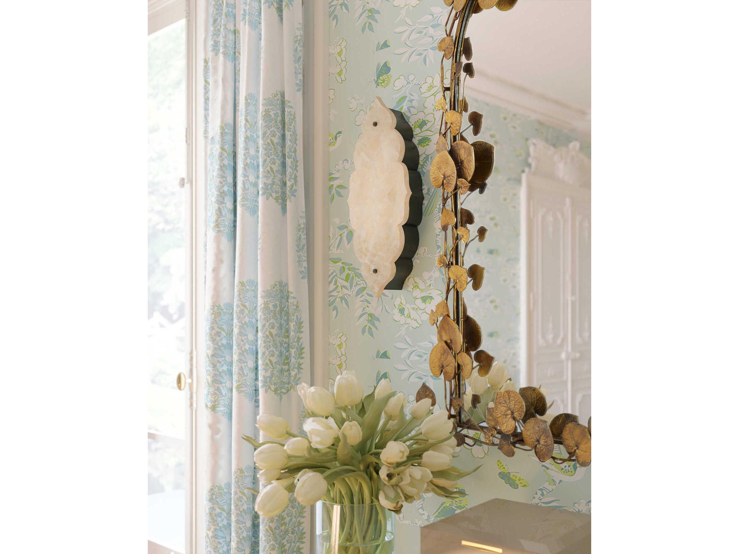 Currey & Company Andalusia 1-Light Gray LED Wall Sconce