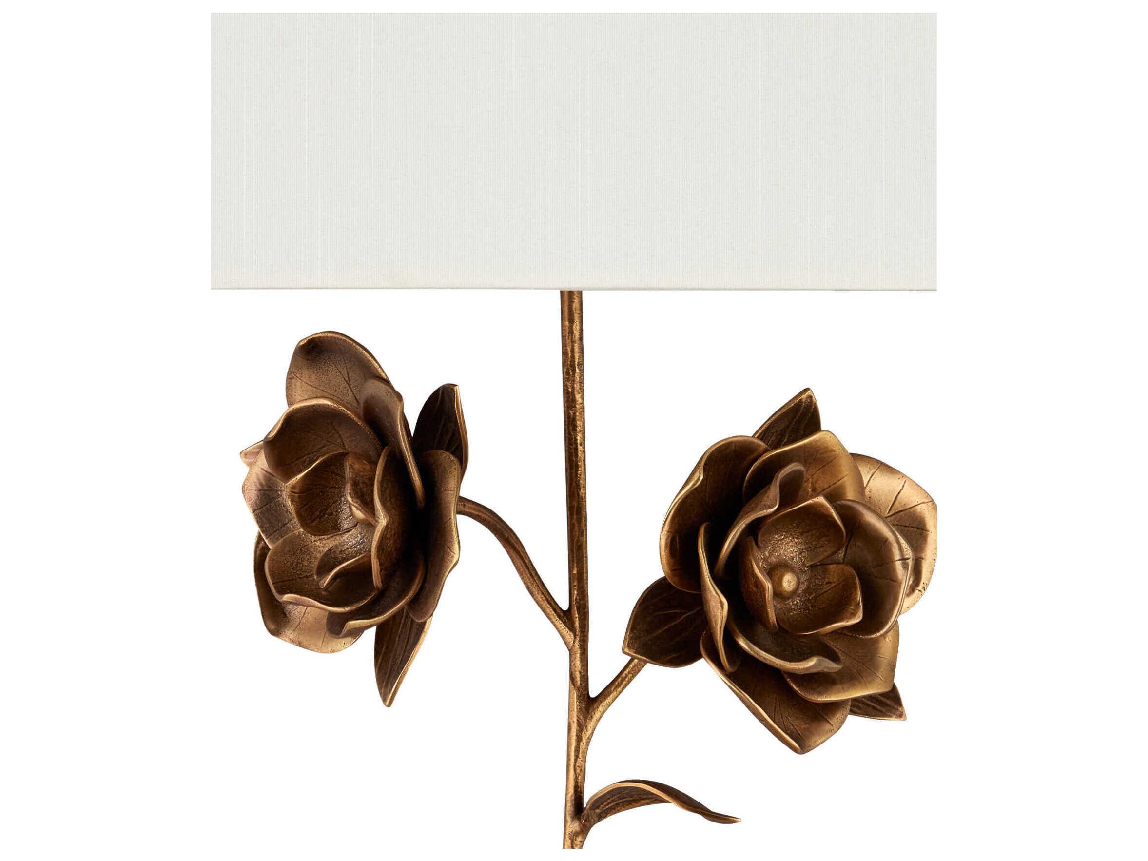 Currey & Company Rosabel 1-Light Antique Brass Wall Sconce