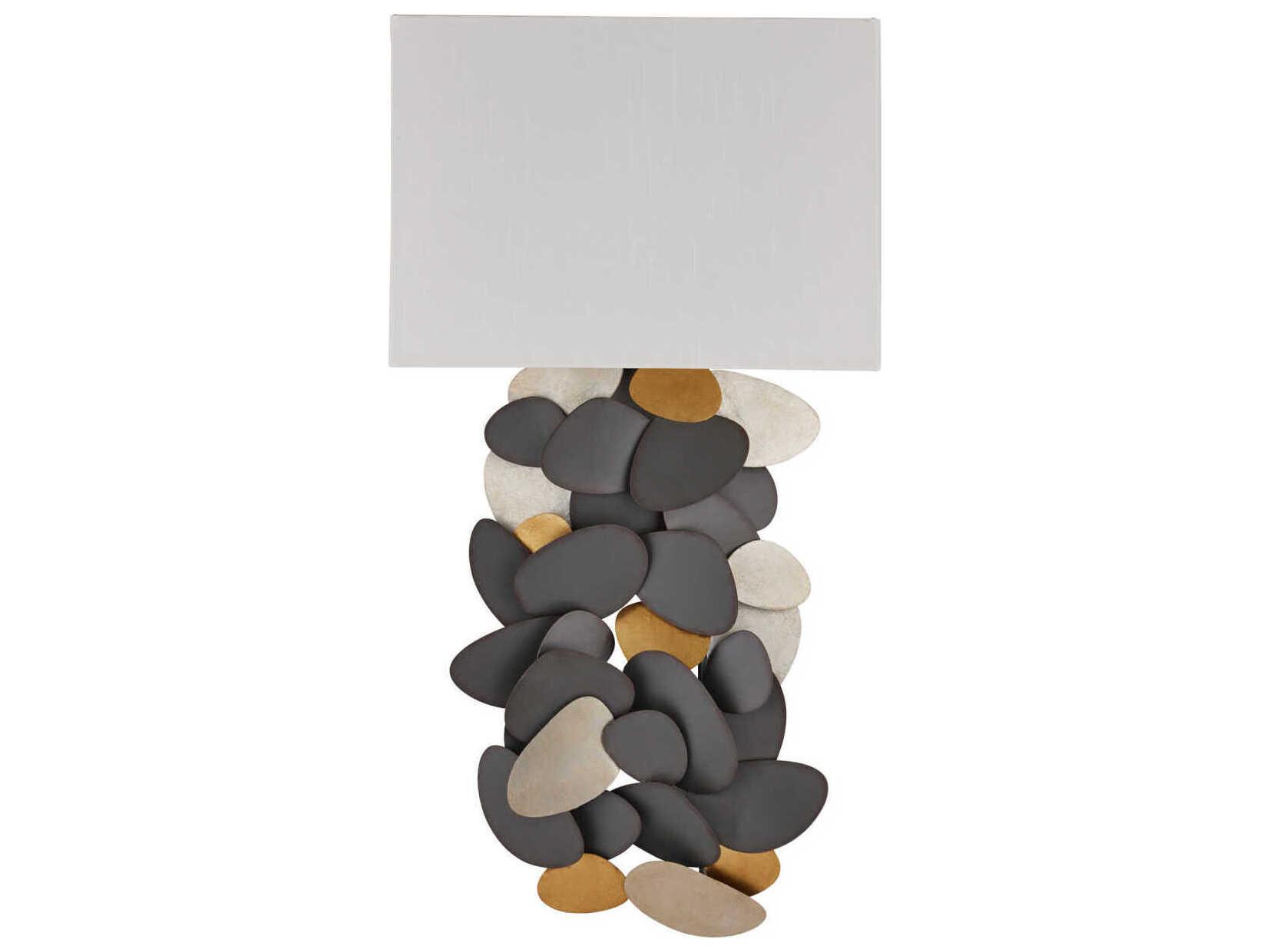 Currey & Company Moon 1-Light Gray Wall Sconce