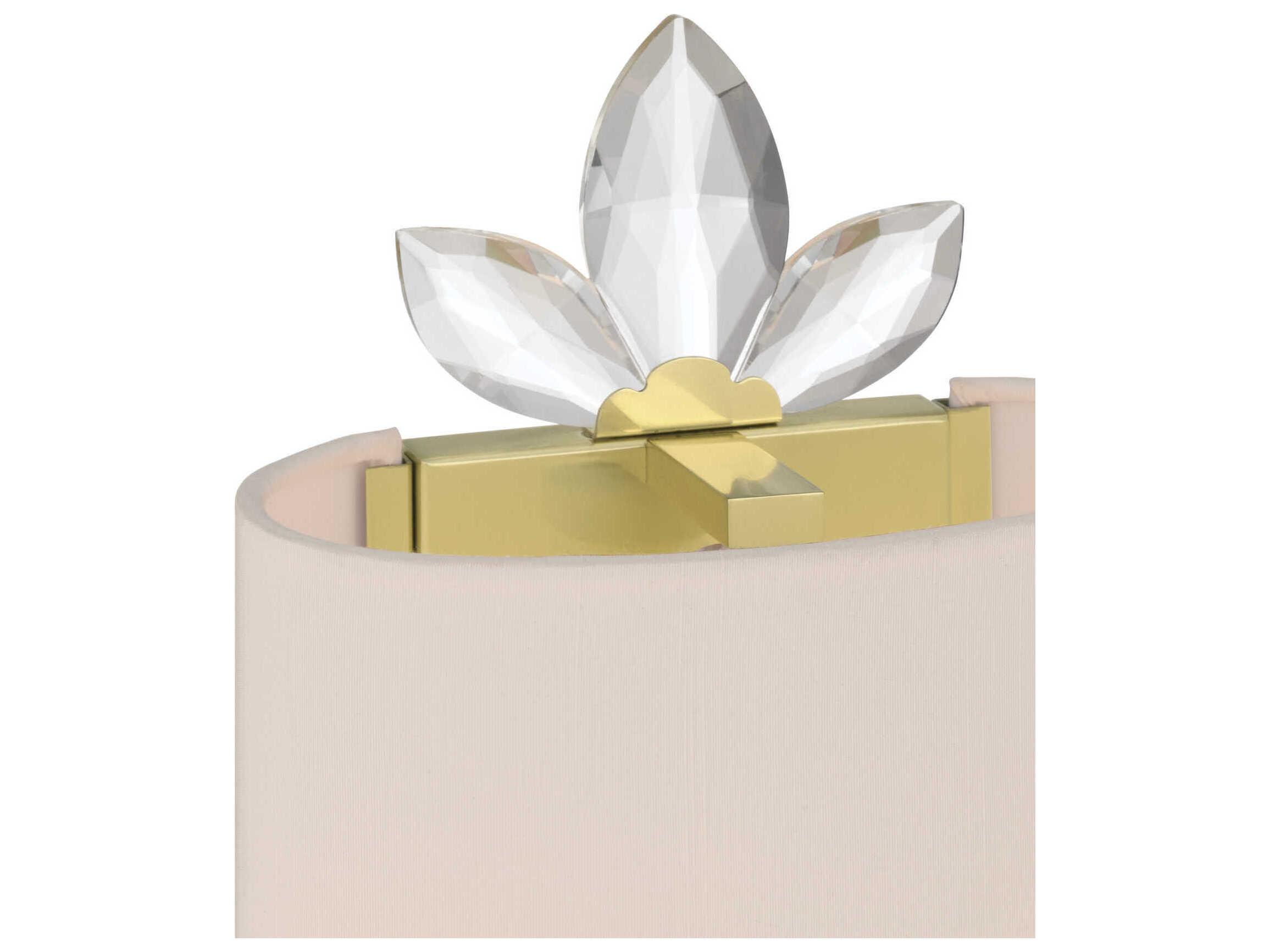 Currey & Company Trillium 1-Light Brass Wall Sconce