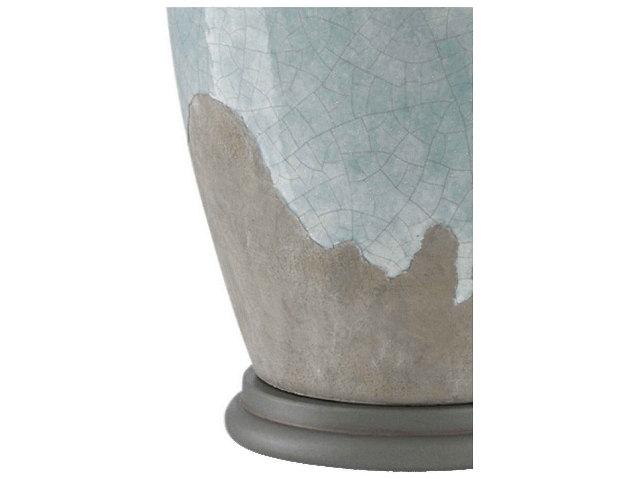 Currey & Company Chatswood Blue Green Gray Table Lamp