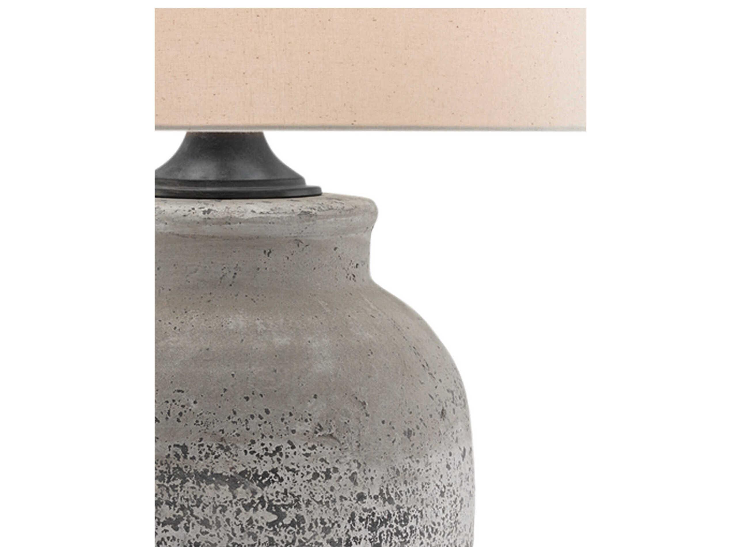 Currey & Company Quest Quest Rustic Gray Aged Black Buffet Lamp