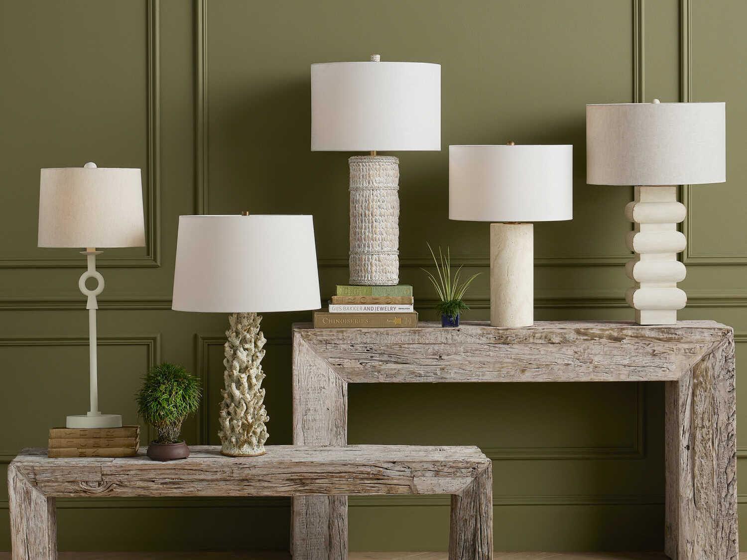 Currey & Company Vespera Antique Brass Buffet Lamp