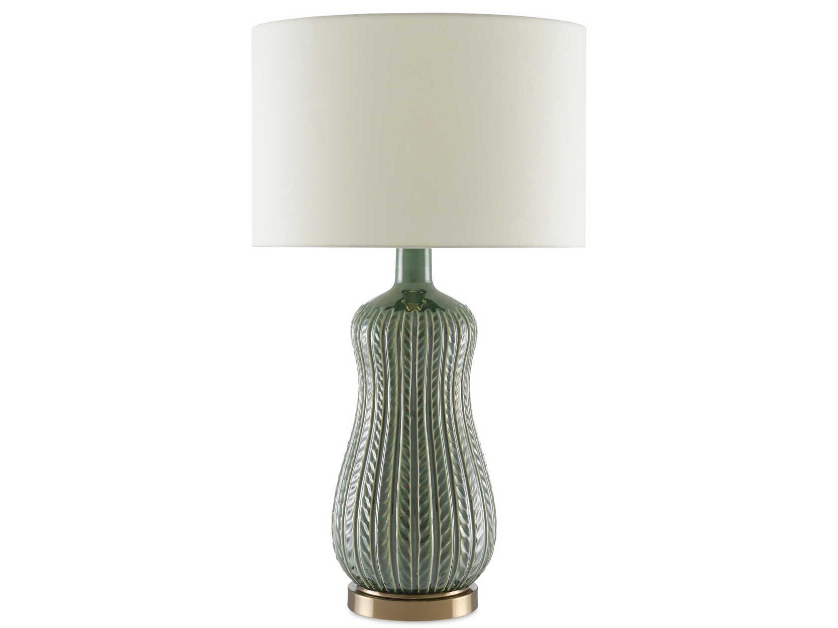 Currey & Company Mamora Green Buffet Lamp