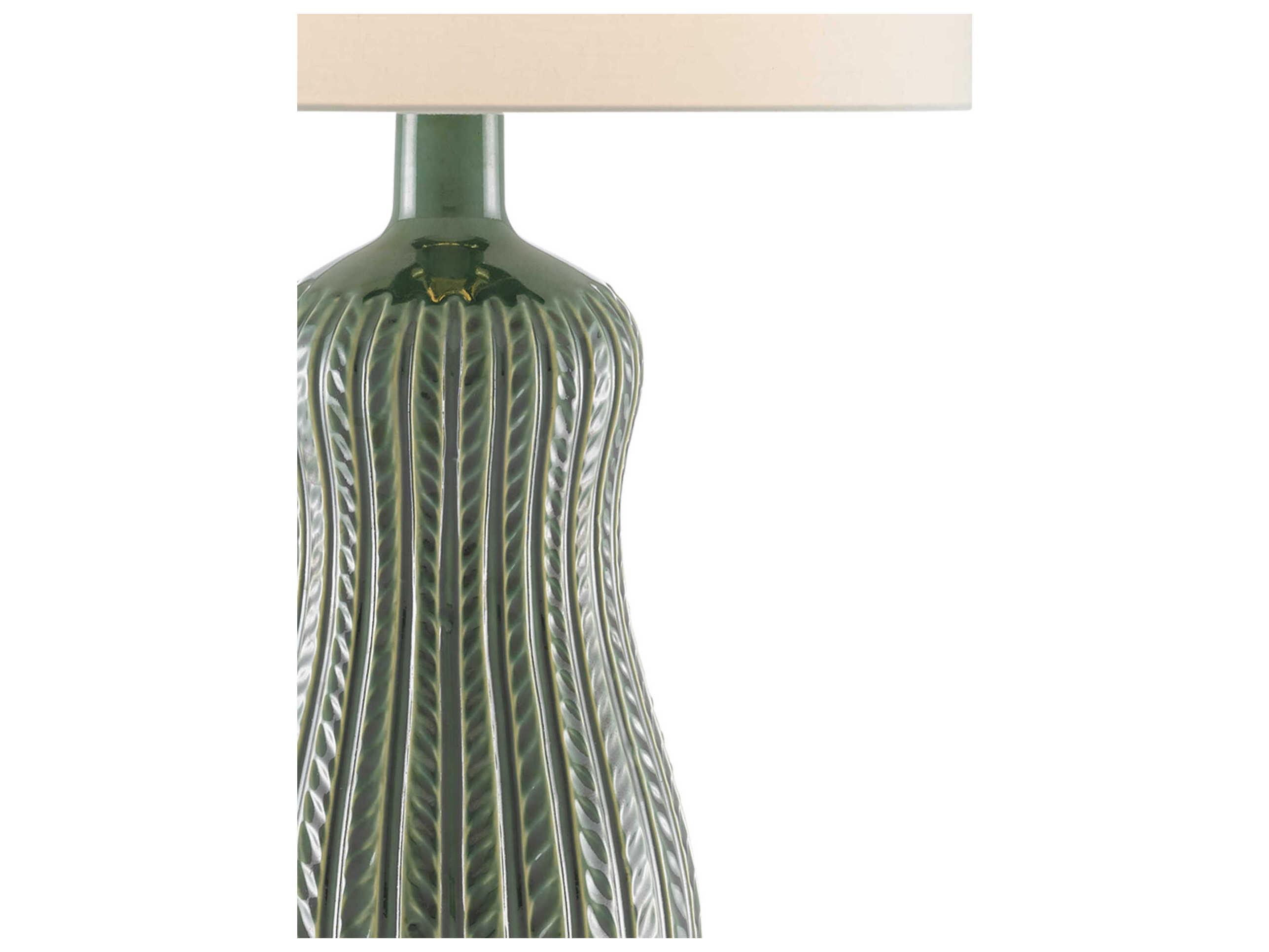 Currey & Company Mamora Green Buffet Lamp