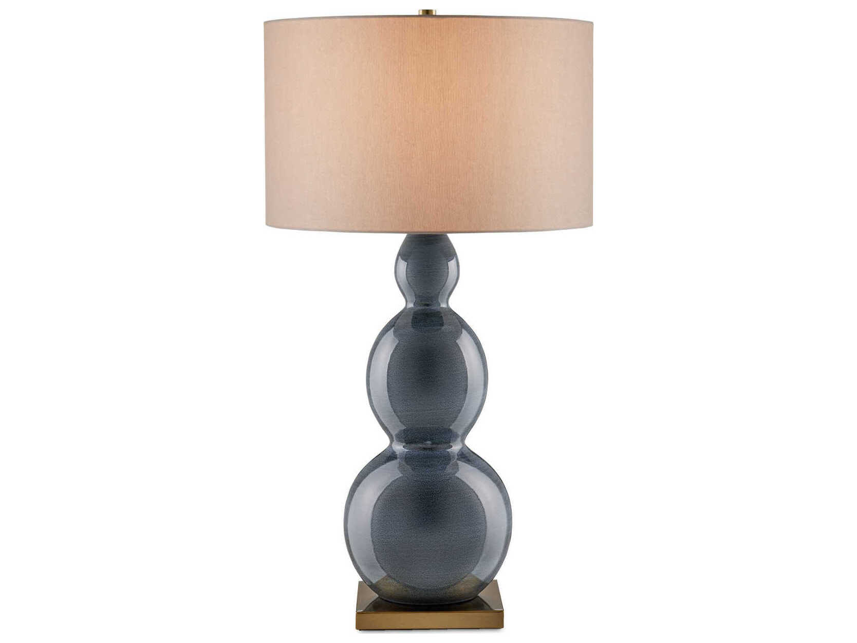 Currey & Company Cymbeline Steel Blue Buffet Lamp