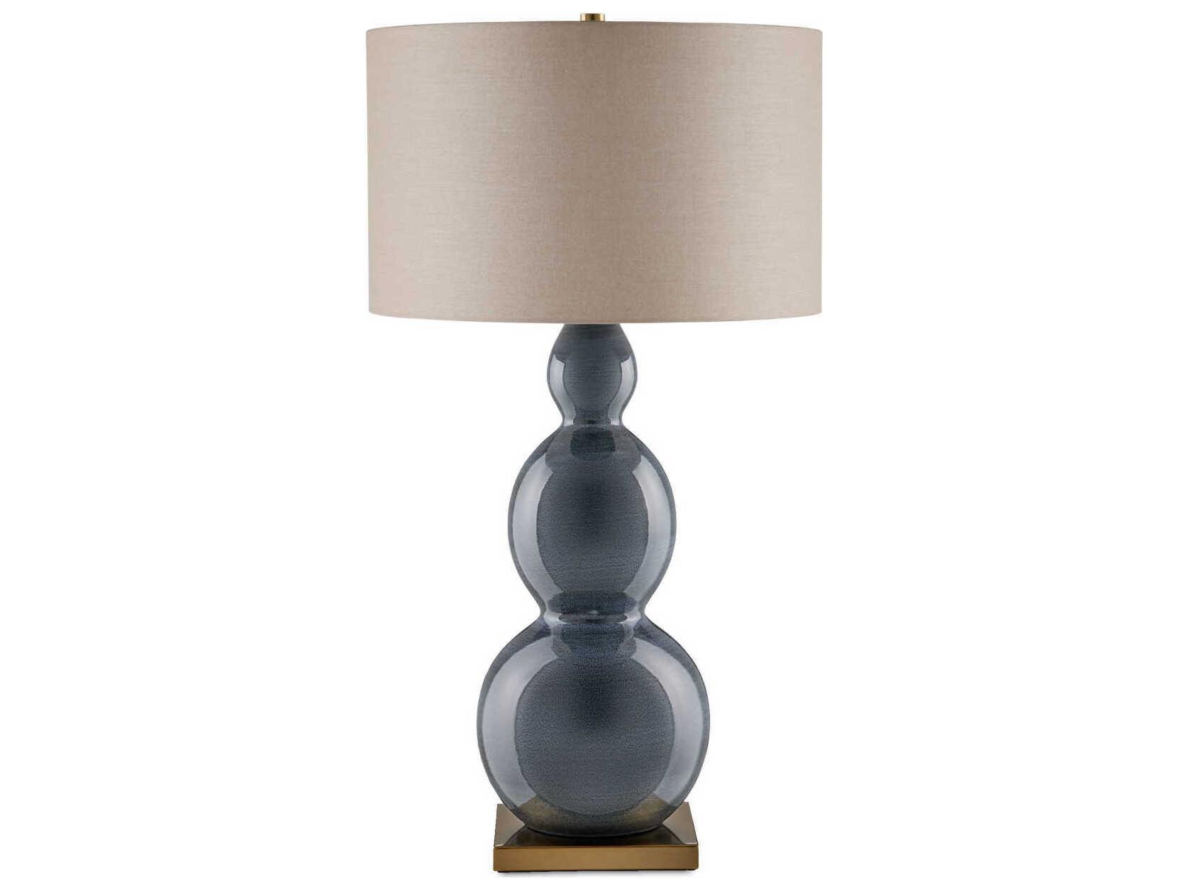 Currey & Company Cymbeline Steel Blue Buffet Lamp