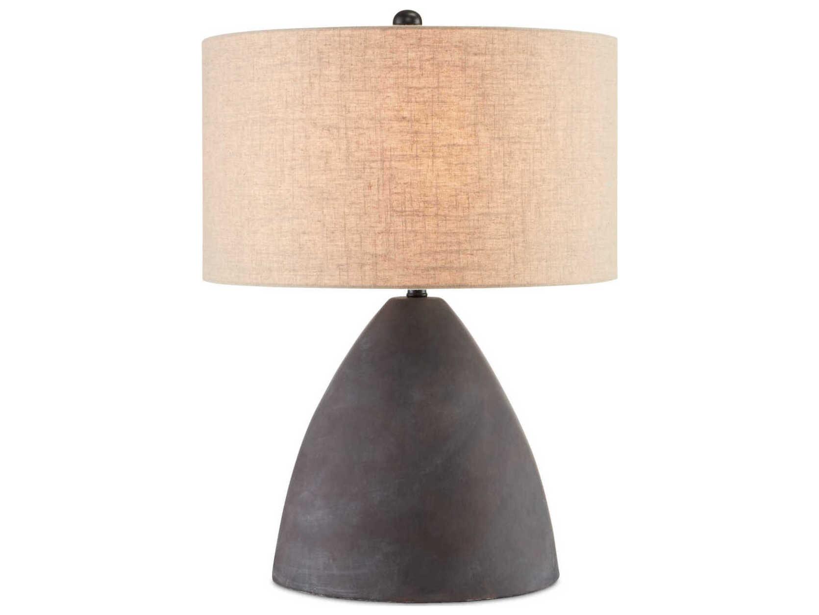 Currey & Company Zea Antique Black Buffet Lamp