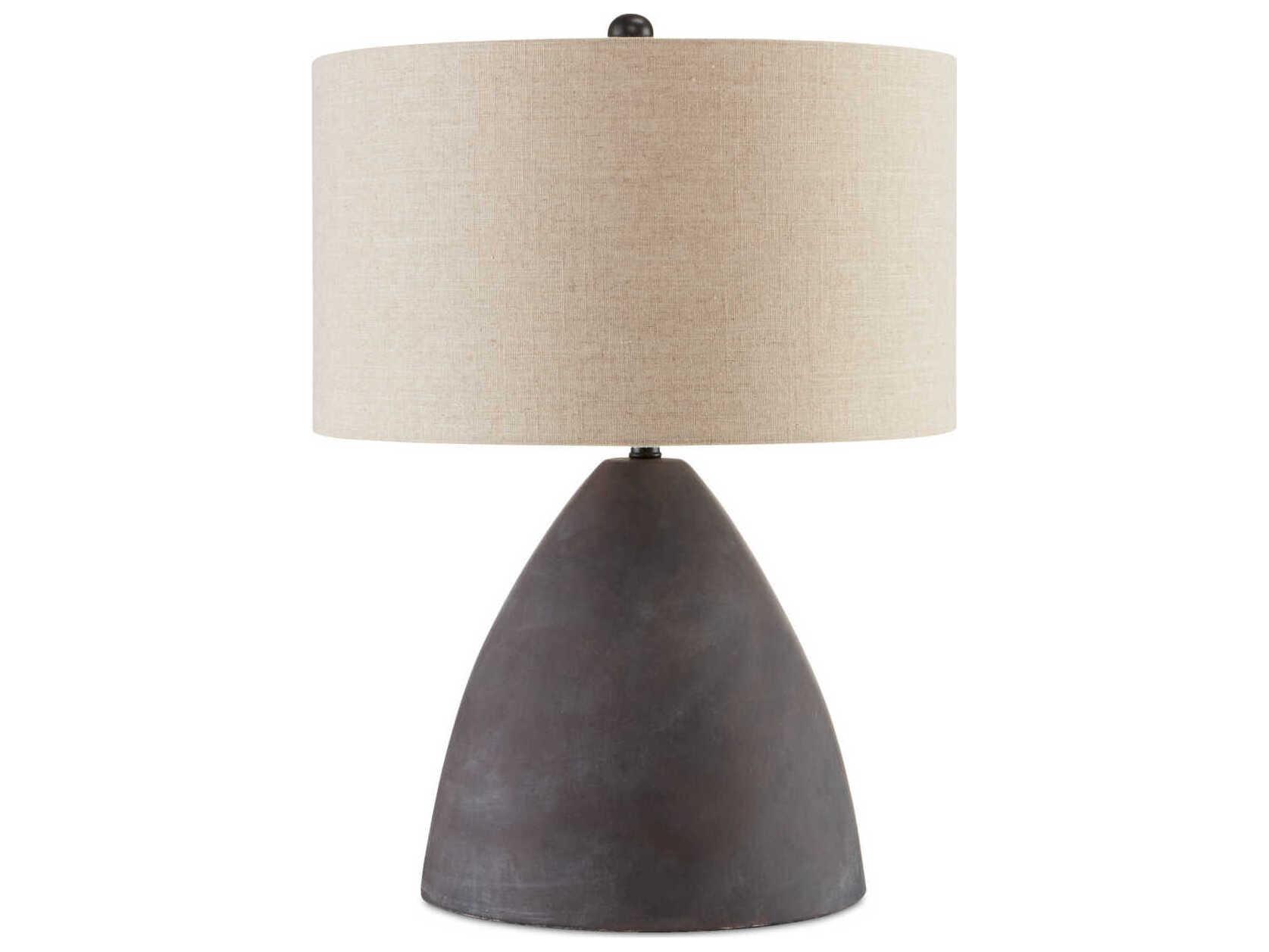 Currey & Company Zea Antique Black Buffet Lamp