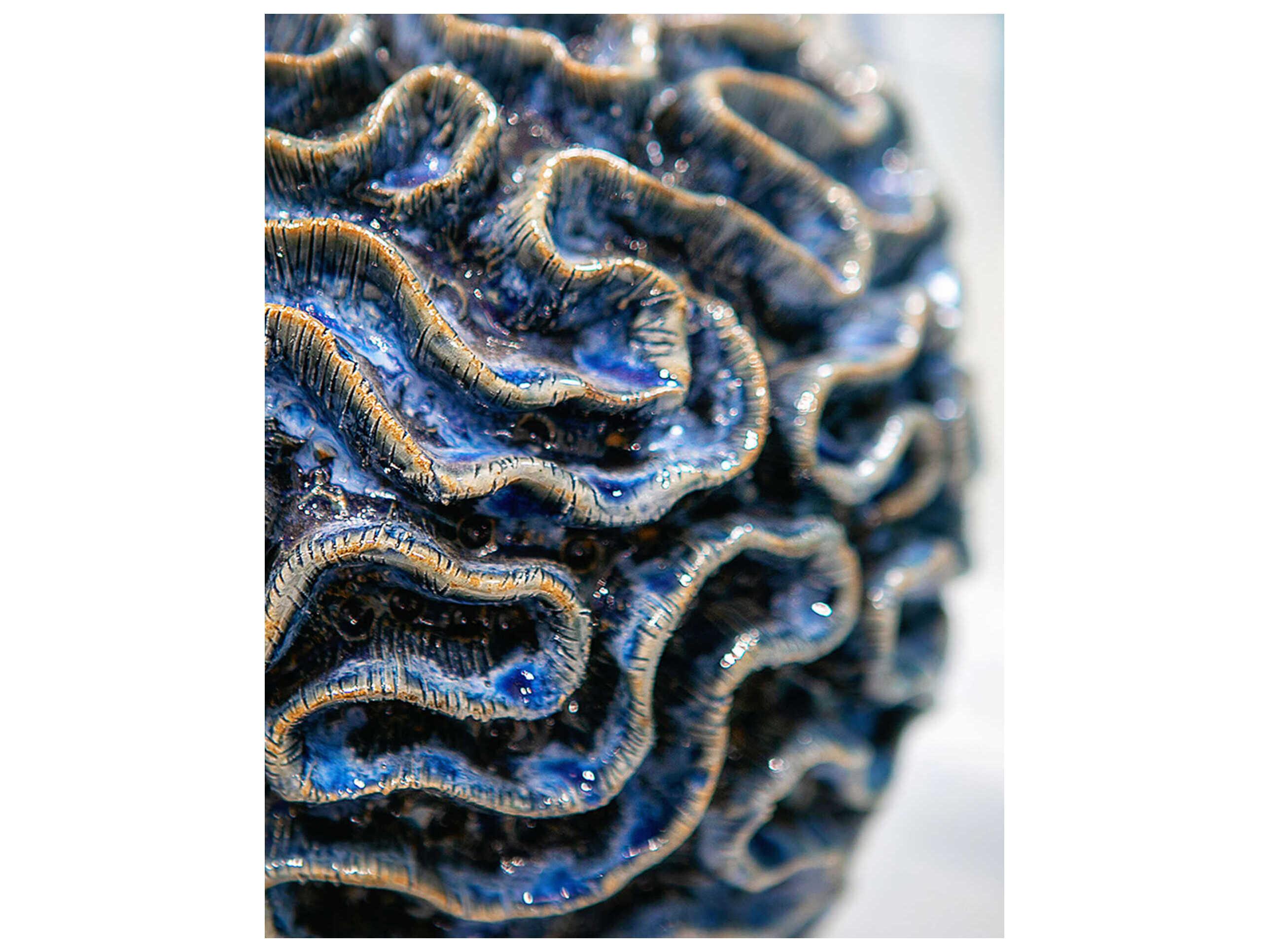 Currey & Company Milos Blue Buffet Lamp