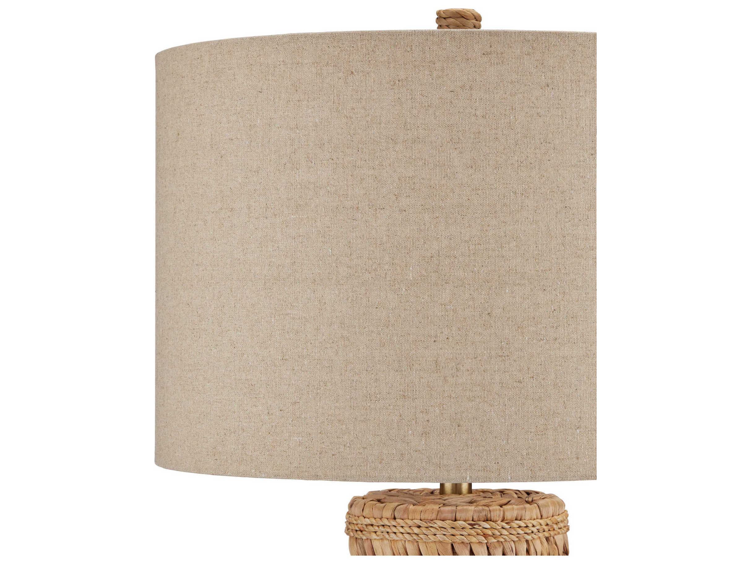 Currey & Company Azores Natural Water Hyacinth Brown Buffet Lamp