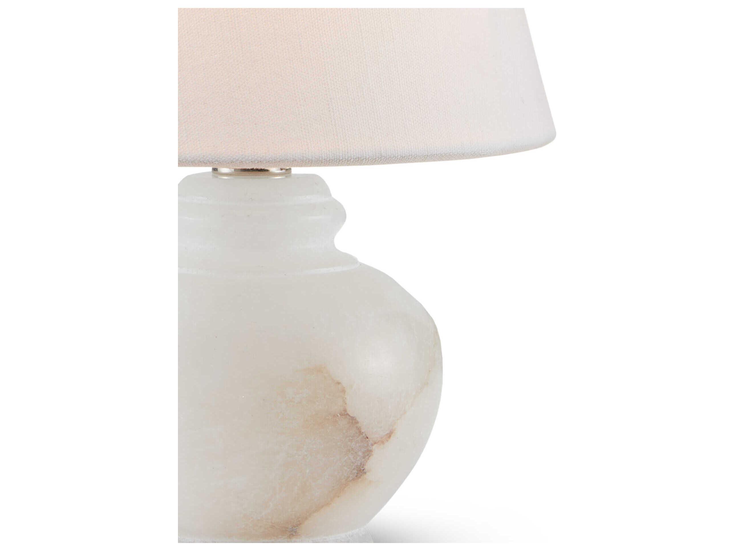 Currey & Company Piccolo Natural Alabaster White Table Lamp