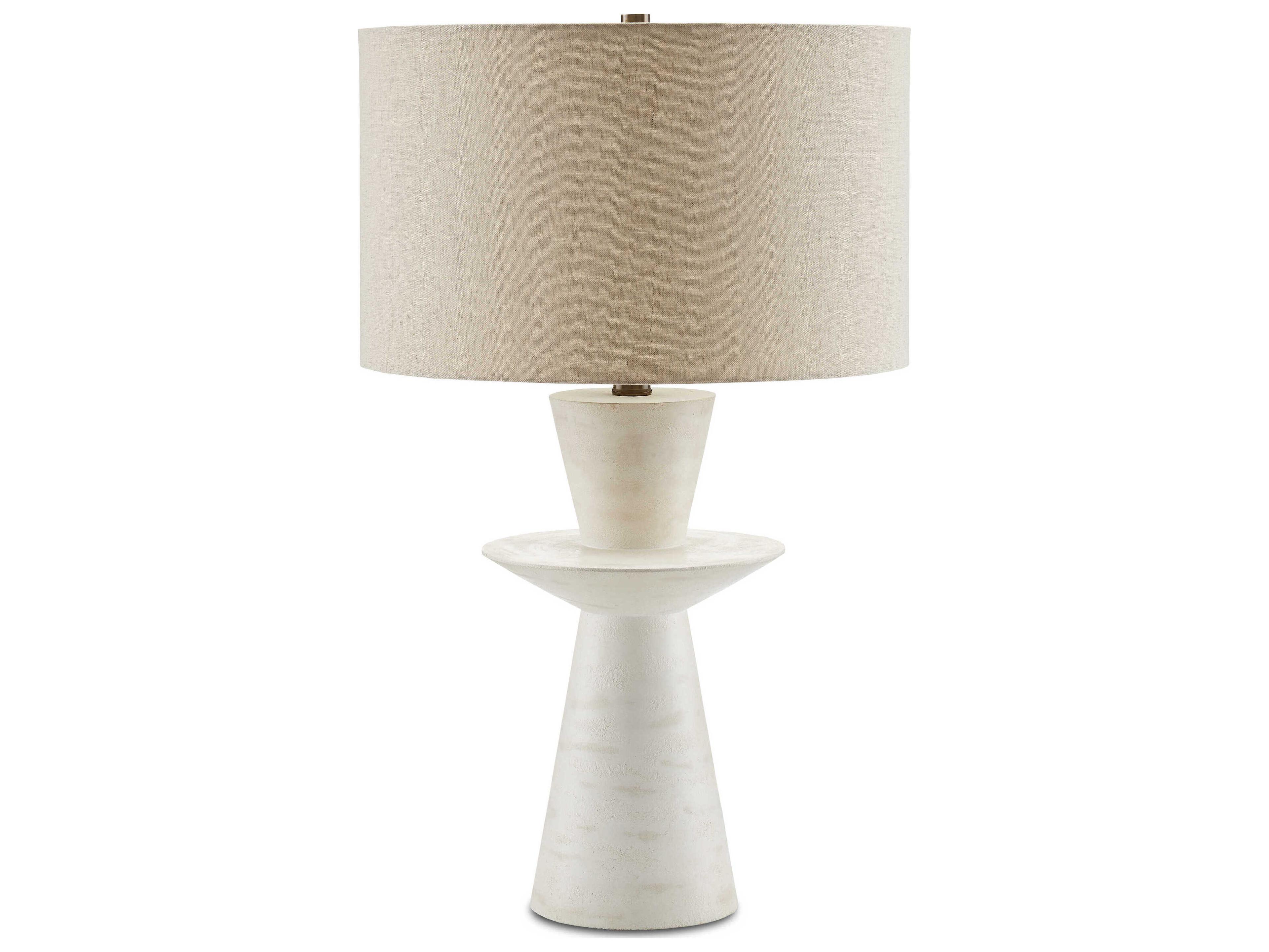 Currey & Company Cantata White Buffet Lamp