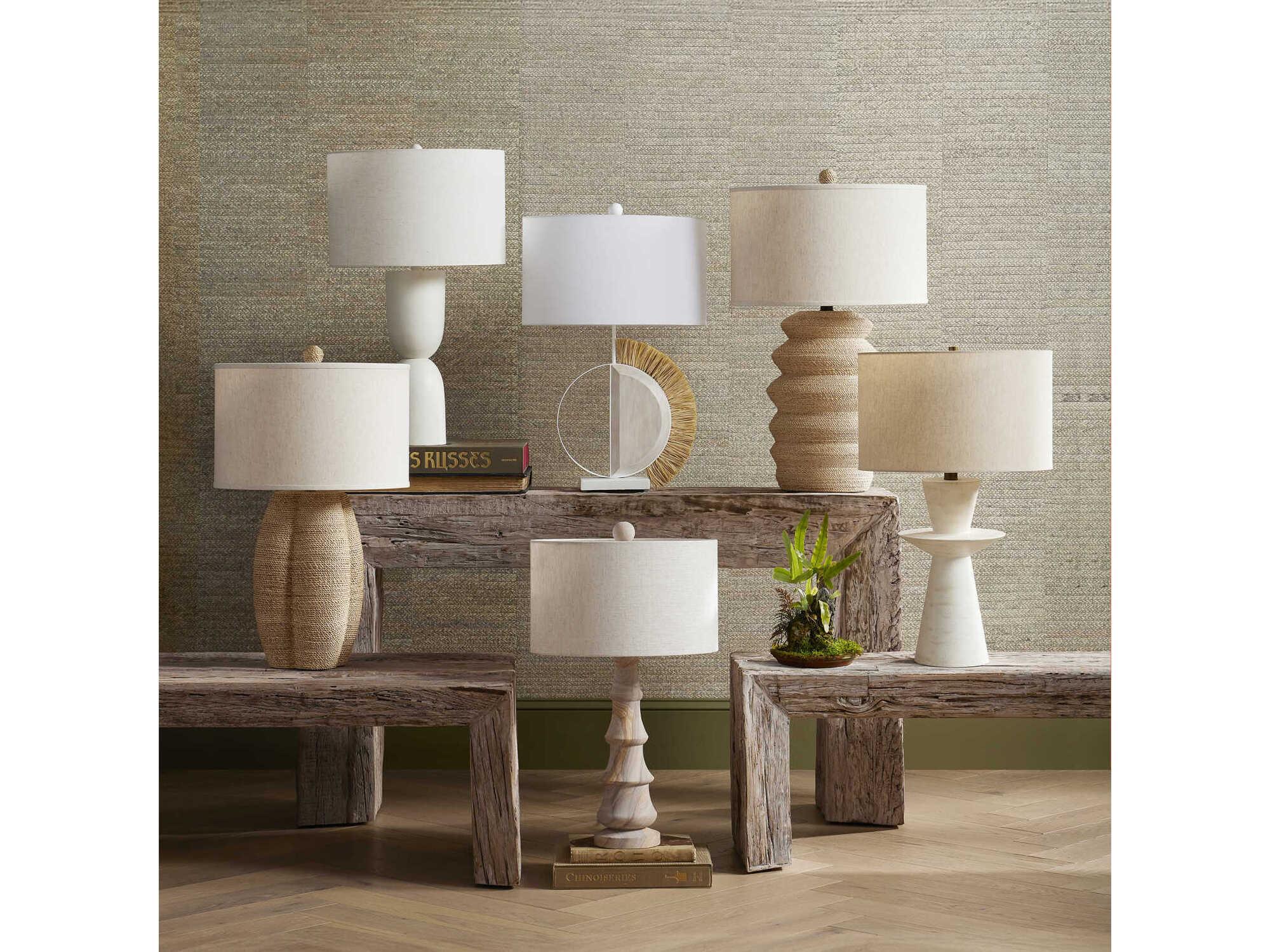 Currey & Company Cantata White Buffet Lamp