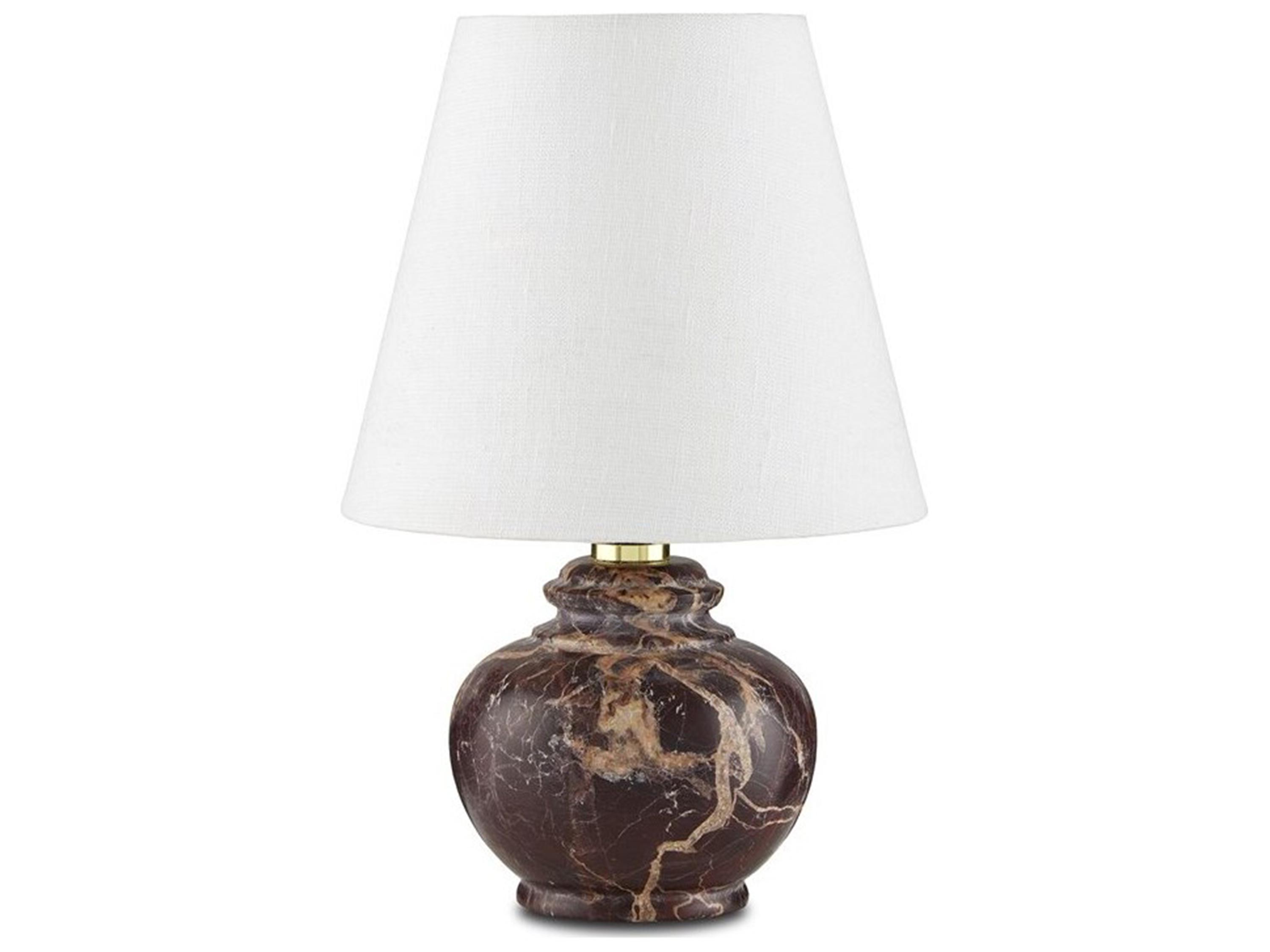 Currey & Company Piccolo Oxblood Brown Table Lamp