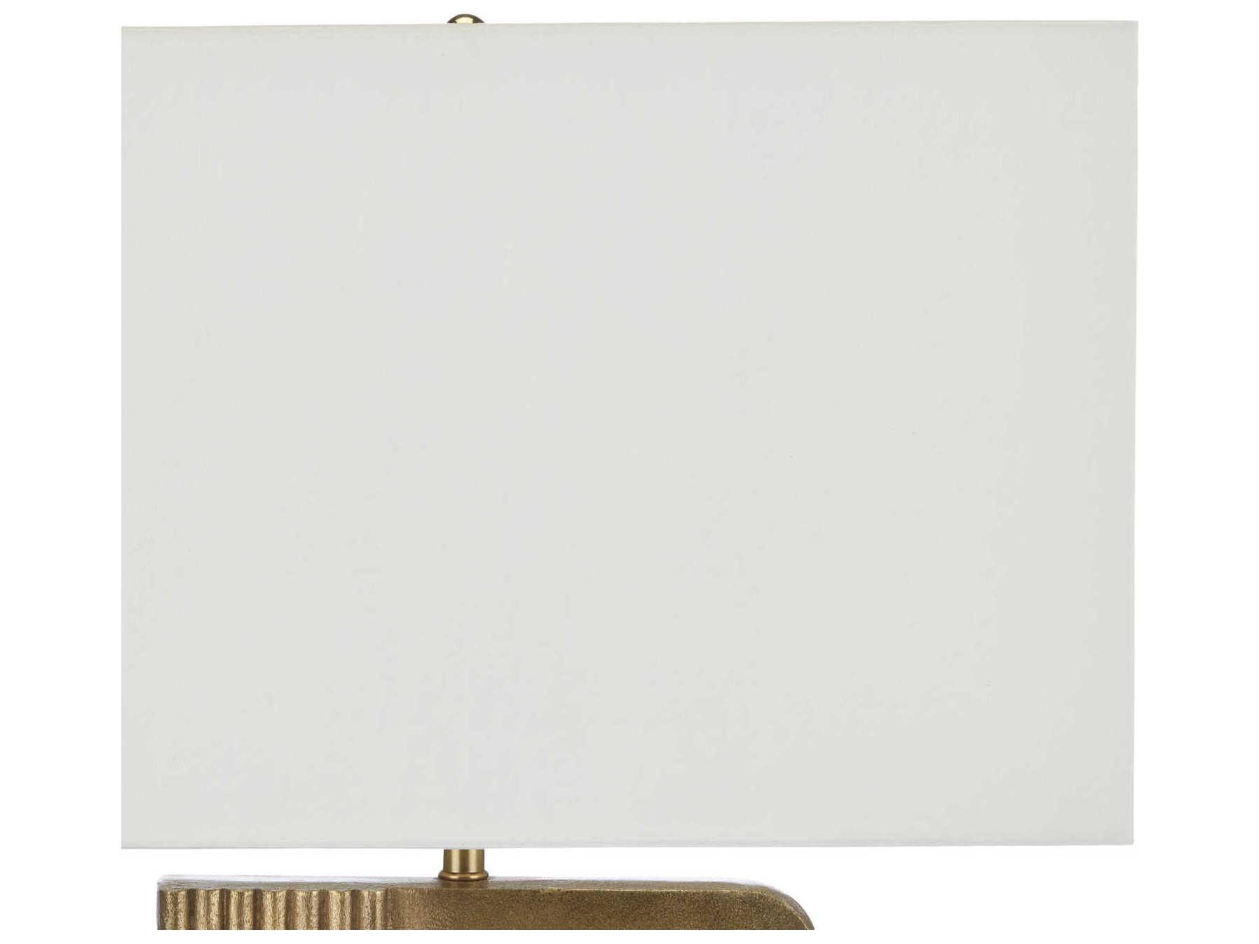 Currey & Company Thebes 1-Light Antique Brass Table Lamp