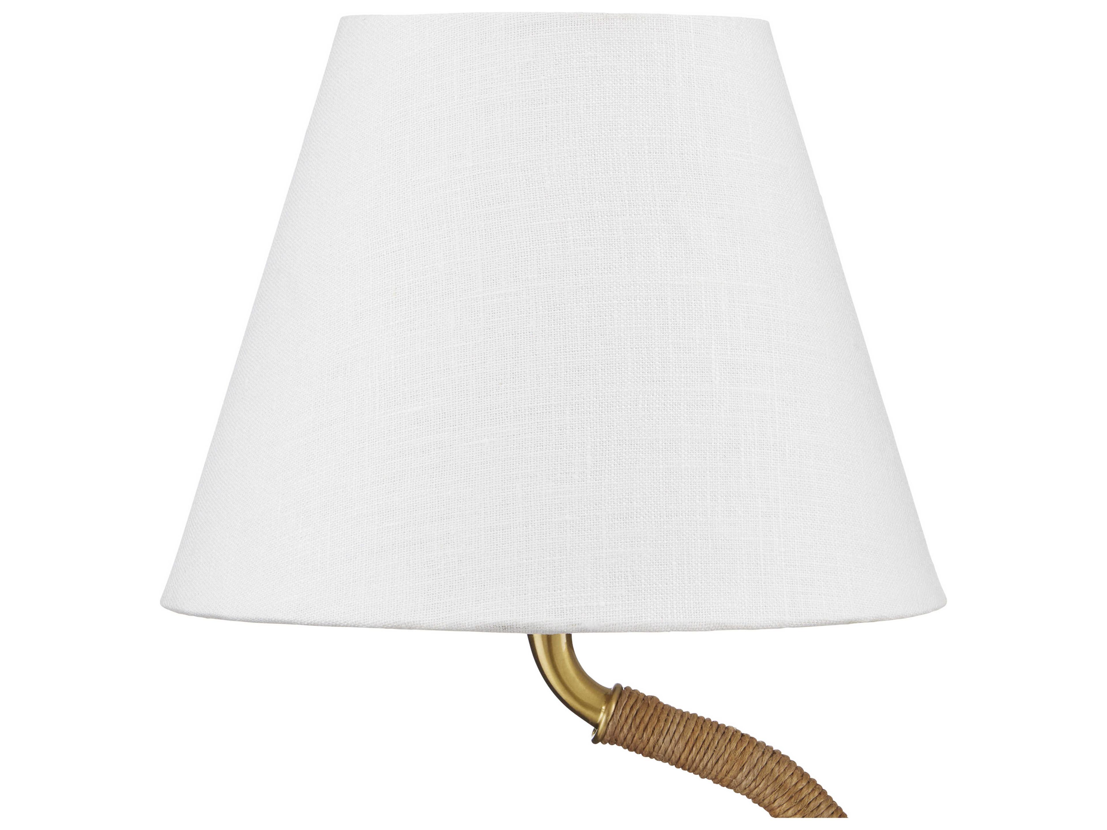 Currey & Company Sirocco Natural Antique Brass Brown Table Lamp