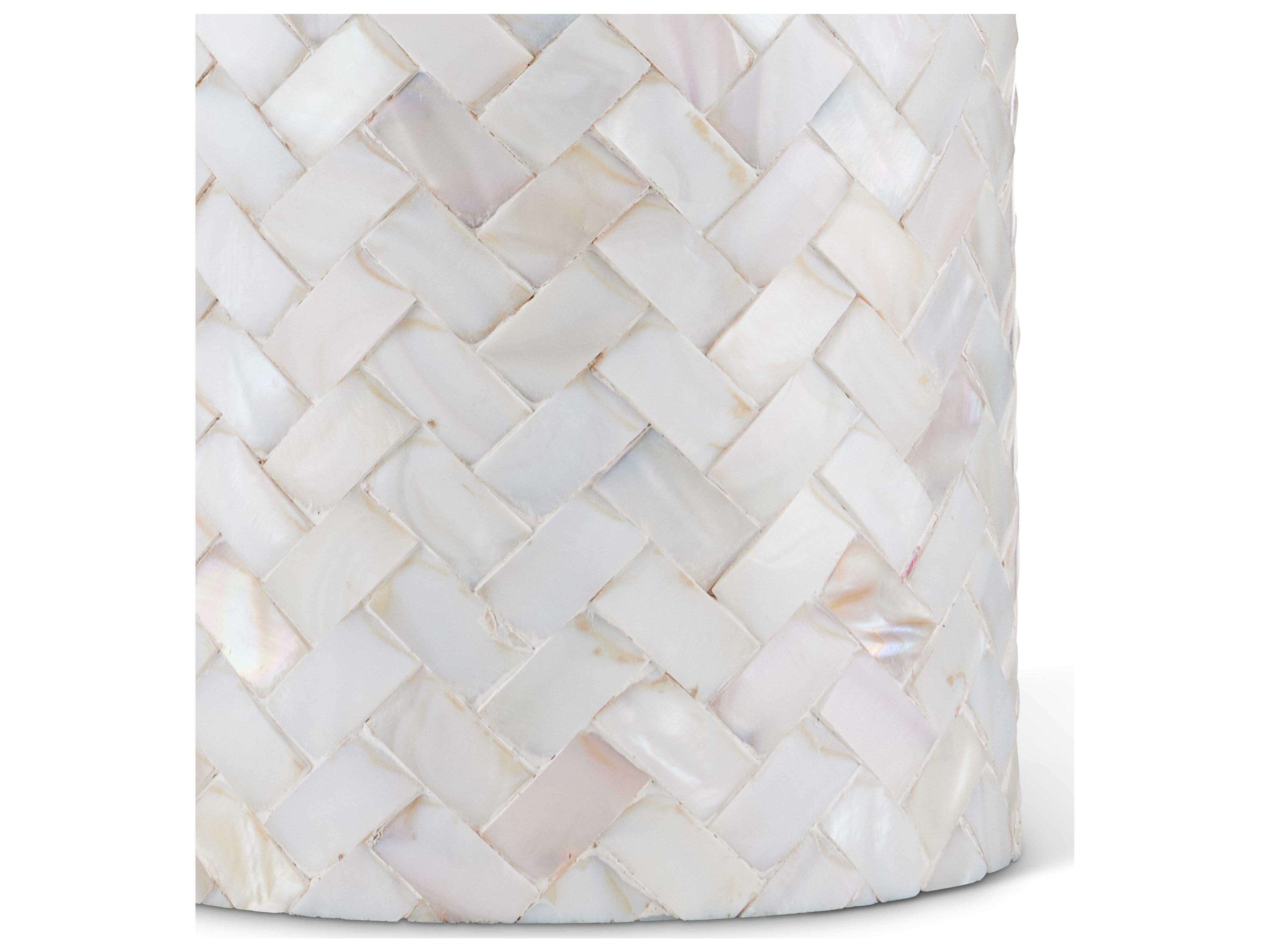 Currey & Company Meraki Mother-of-Pearl Silver Buffet Lamp