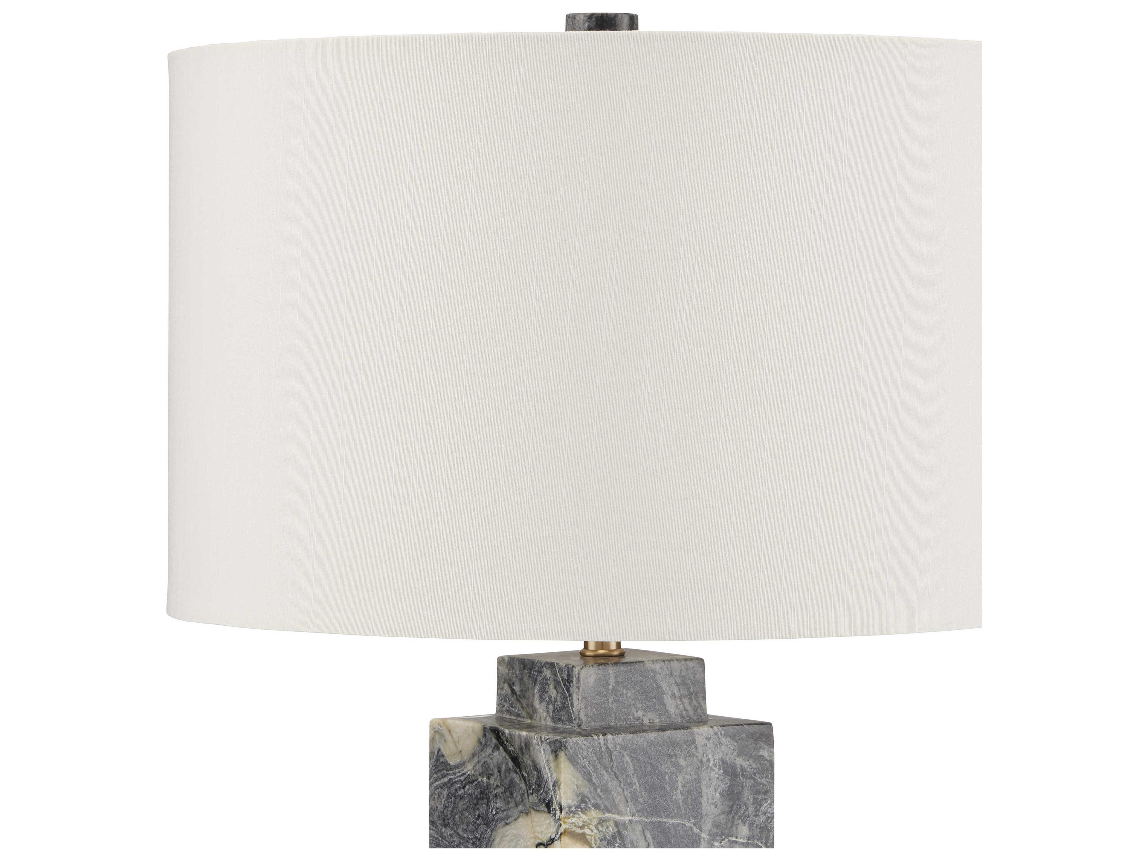 Currey & Company Ashlar Natural Gray Table Lamp