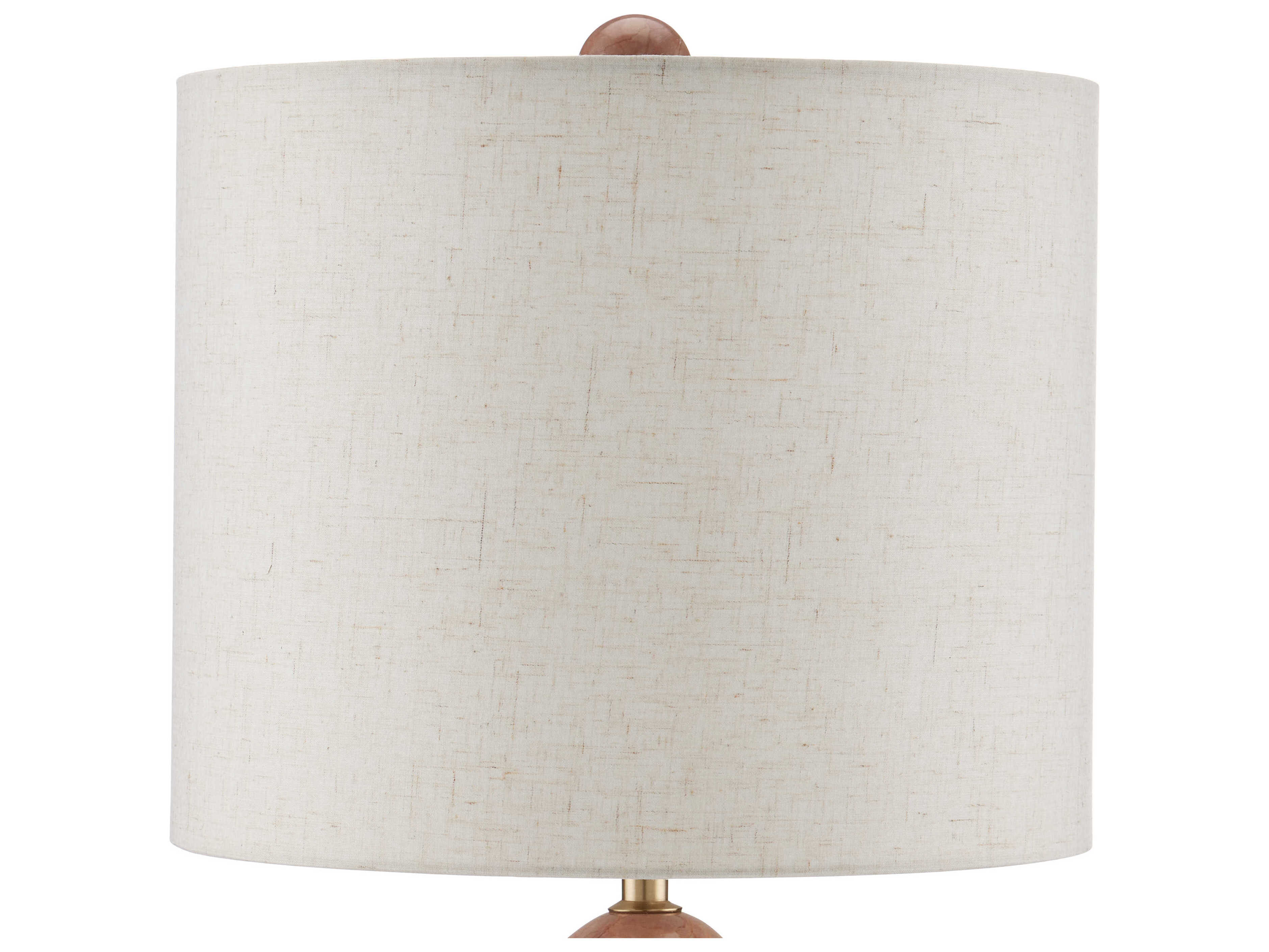Currey & Company Moreno Natural Beige Popplin White Table Lamp