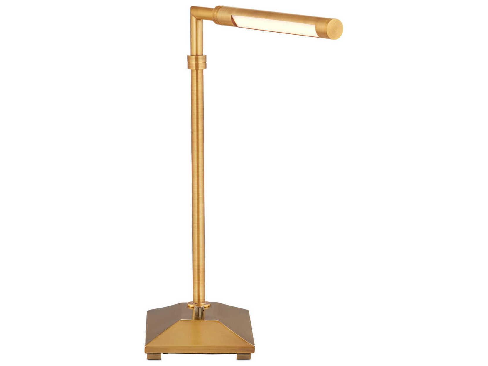 Currey & Company Autrand Antique Brass Desk Lamp