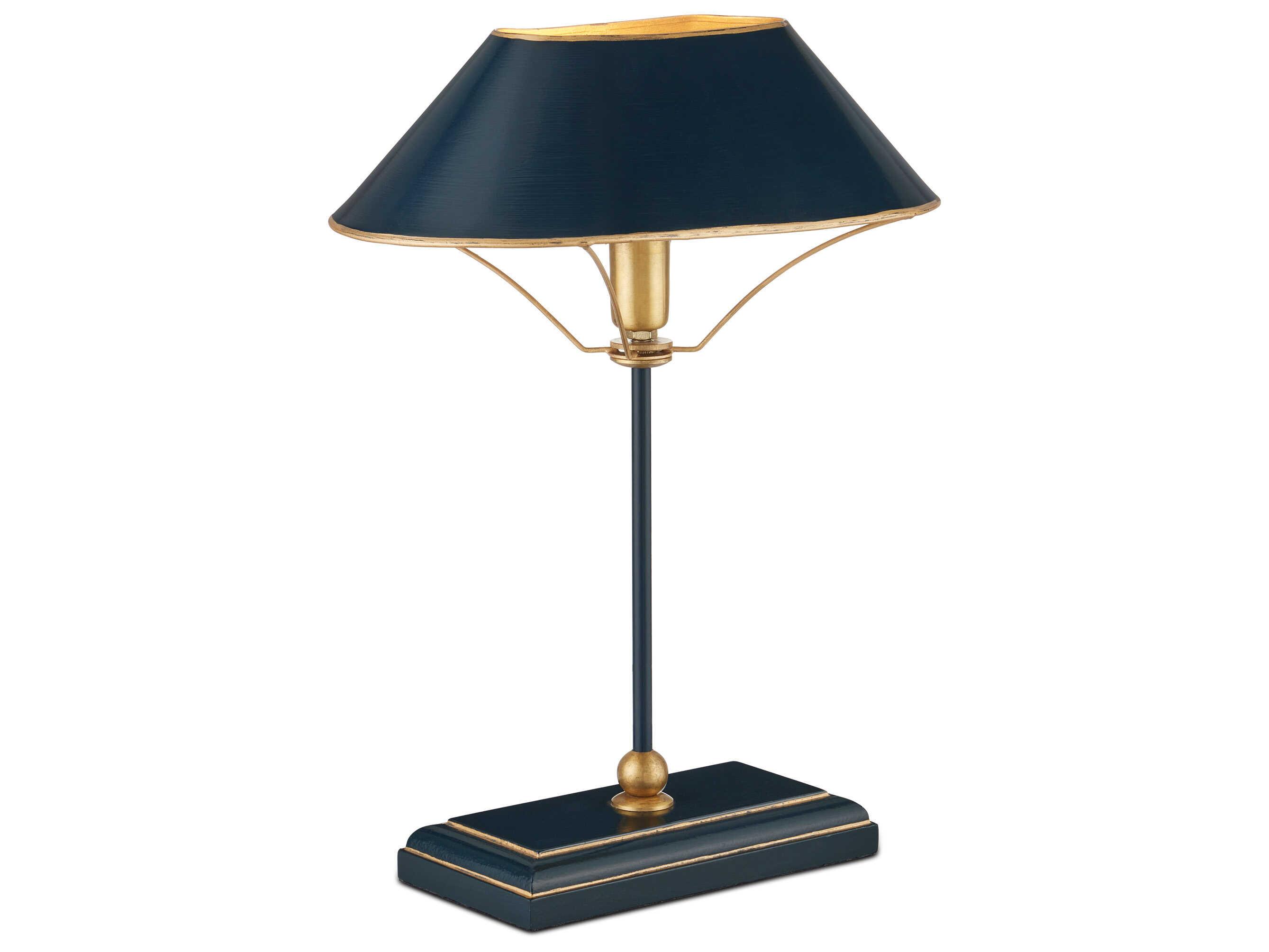 Currey & Company Daphne Navy Gold Table Lamp