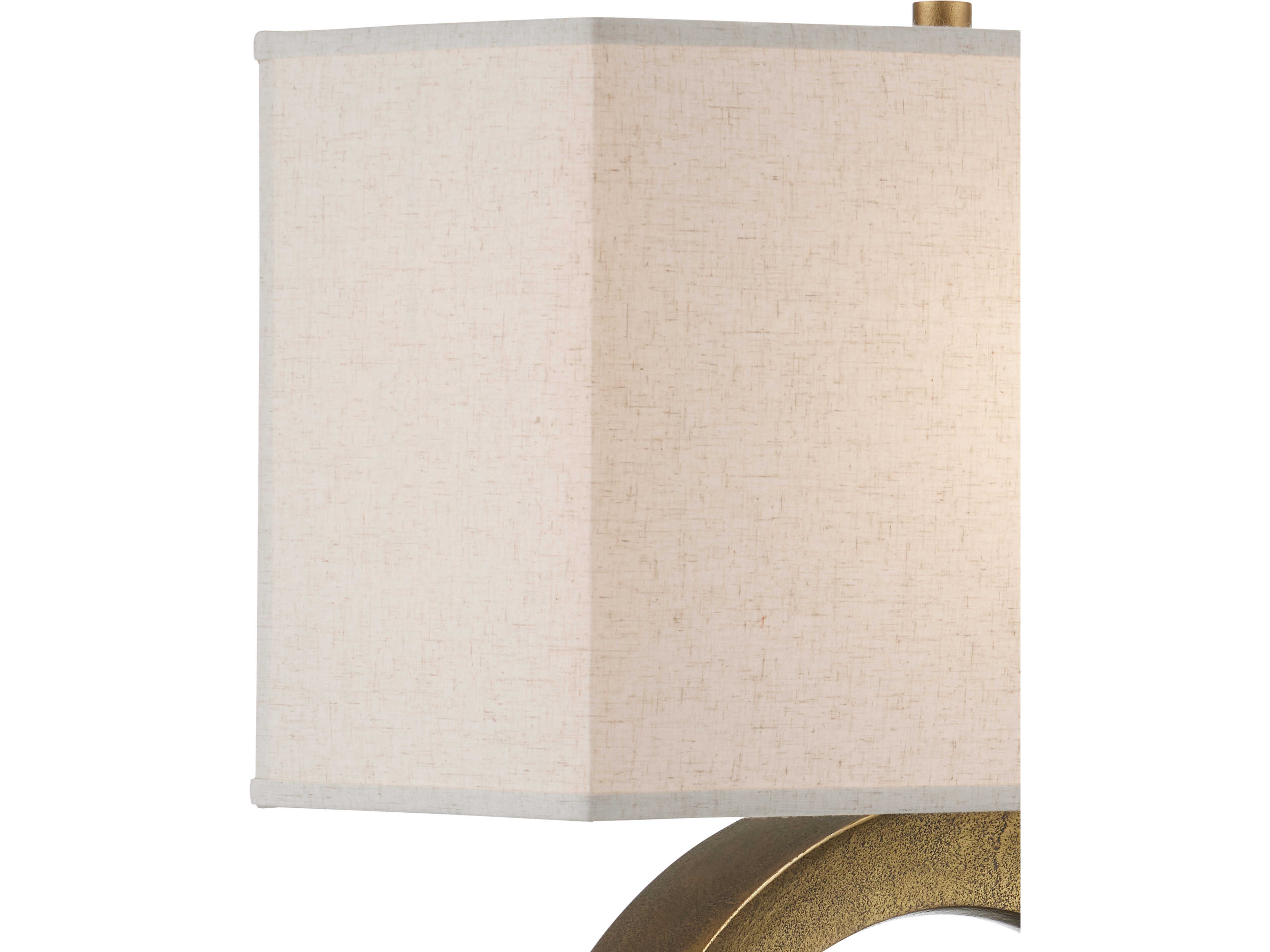 Currey & Company Cercle Dark Antique Brass Buffet Lamp