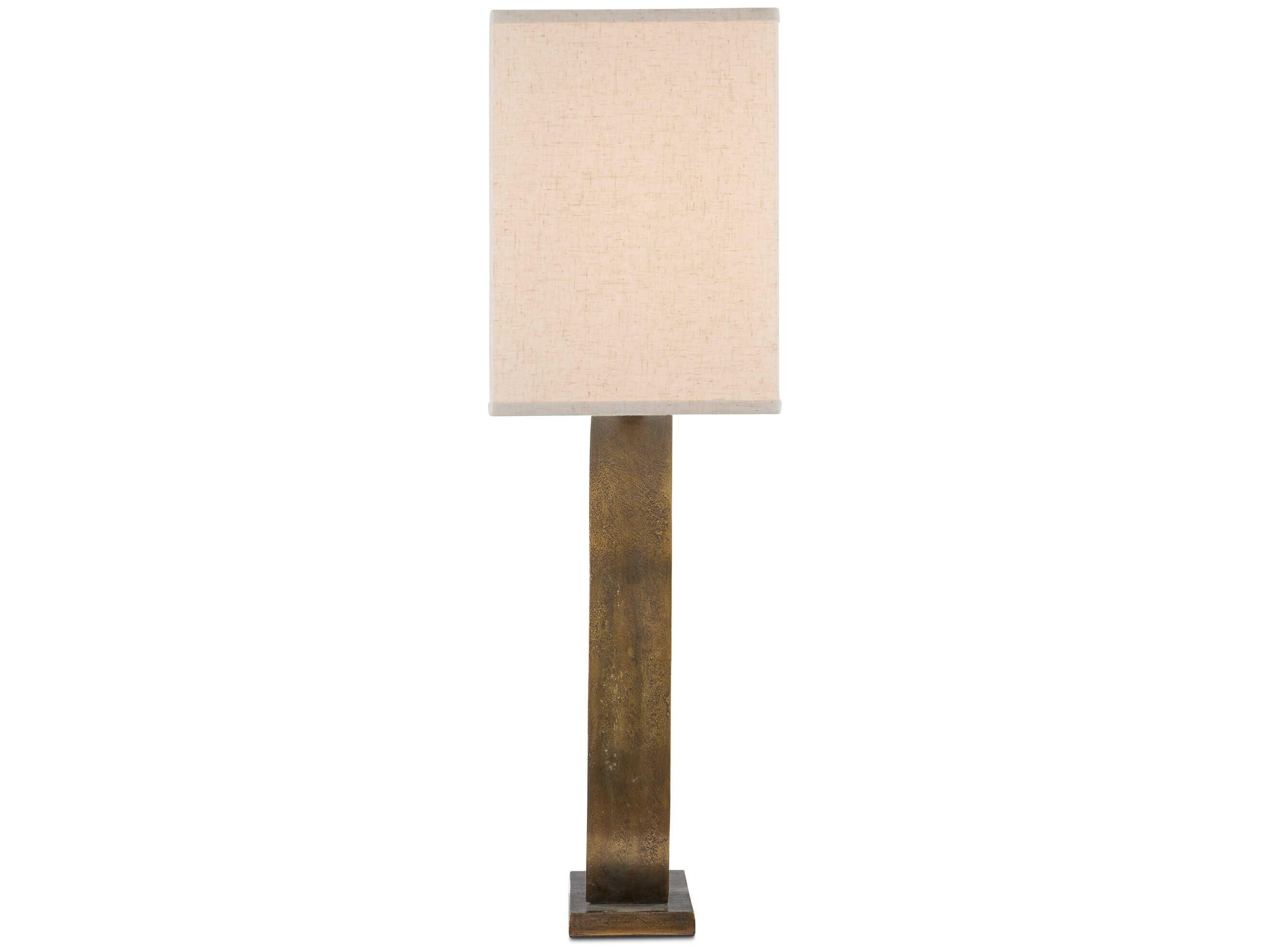 Currey & Company Cercle Dark Antique Brass Buffet Lamp