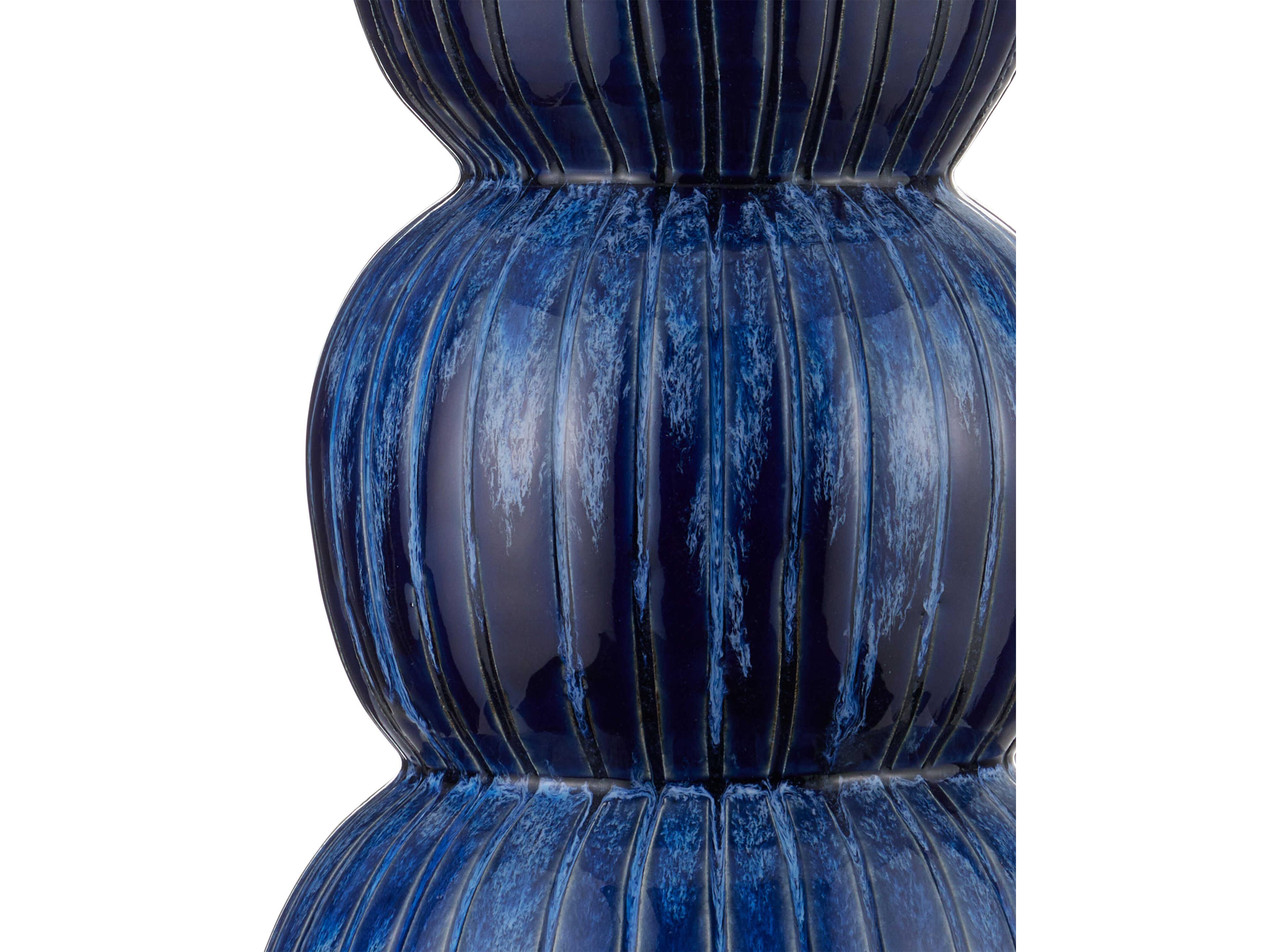 Currey & Company Salacia Blue Buffet Lamp