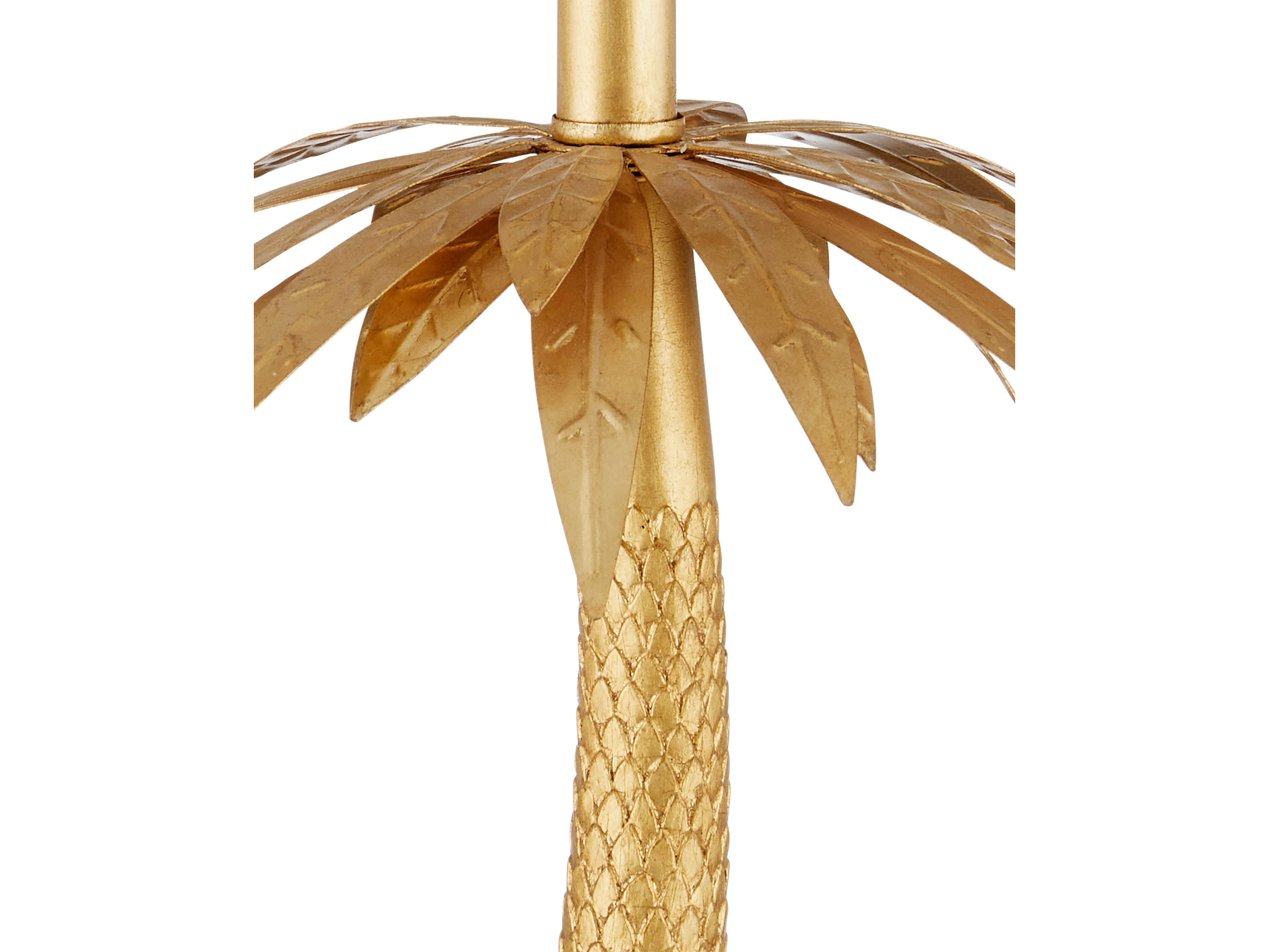 Currey & Company Mazari Contemporary Gold Leaf Buffet Lamp