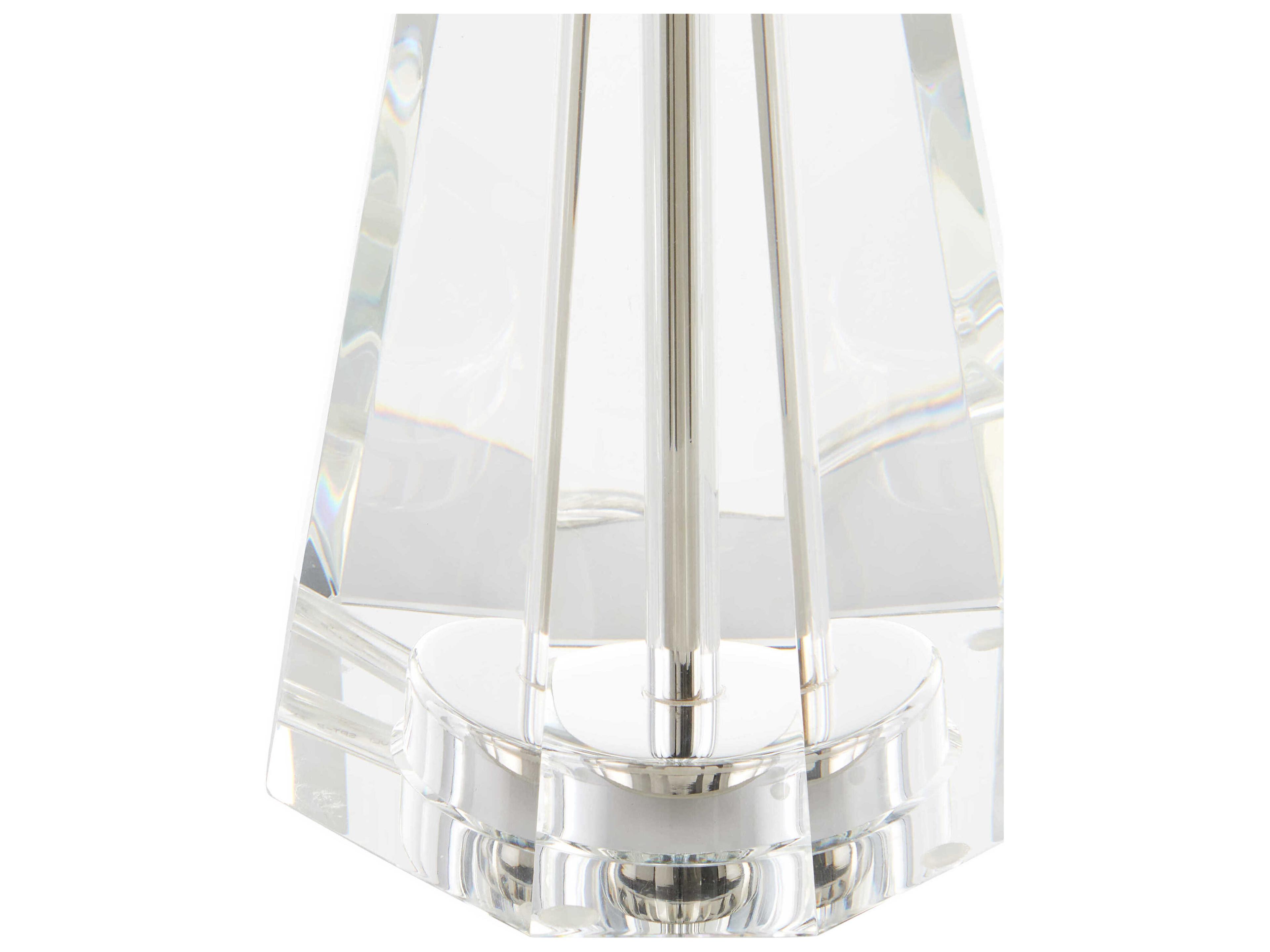 Currey & Company Duveen Clear Polished Brass Buffet Lamp