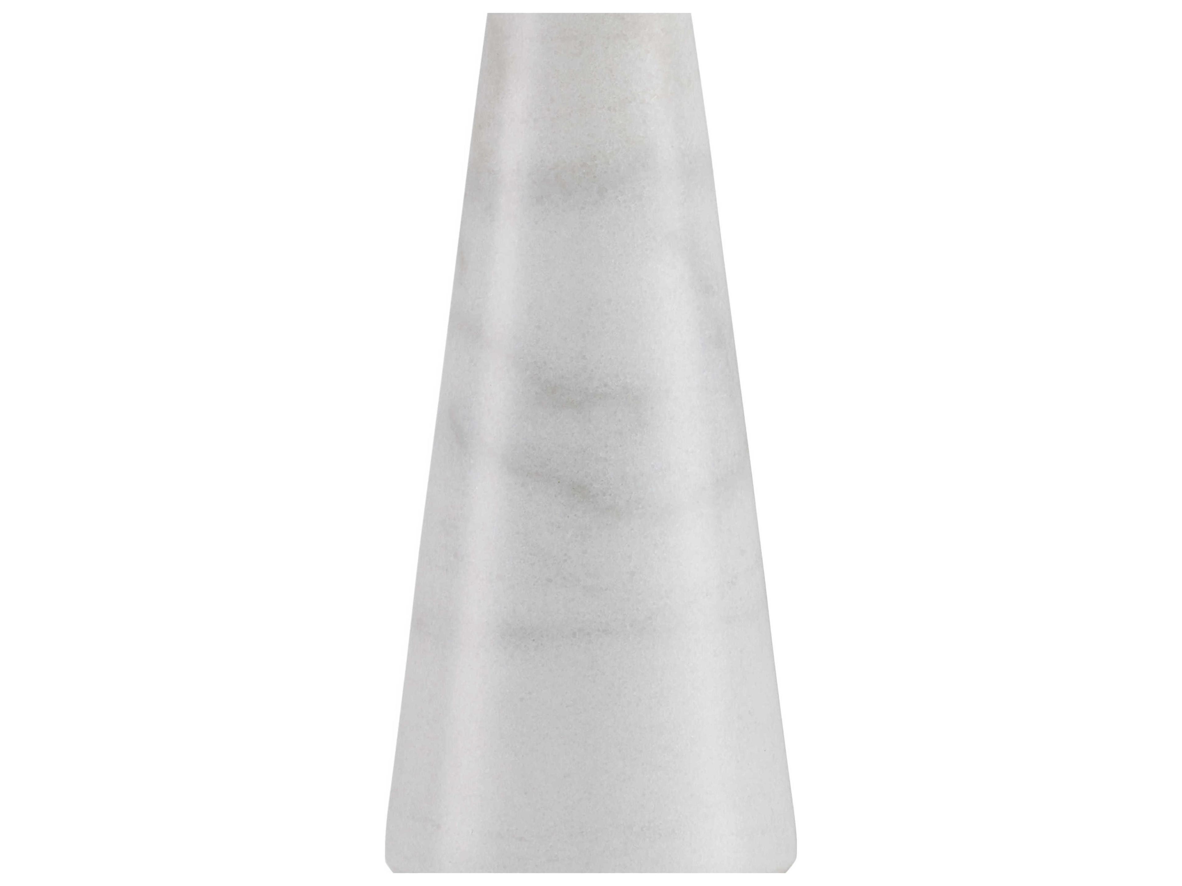 Currey & Company Edelmar White Clear Natural Brass Buffet Lamp