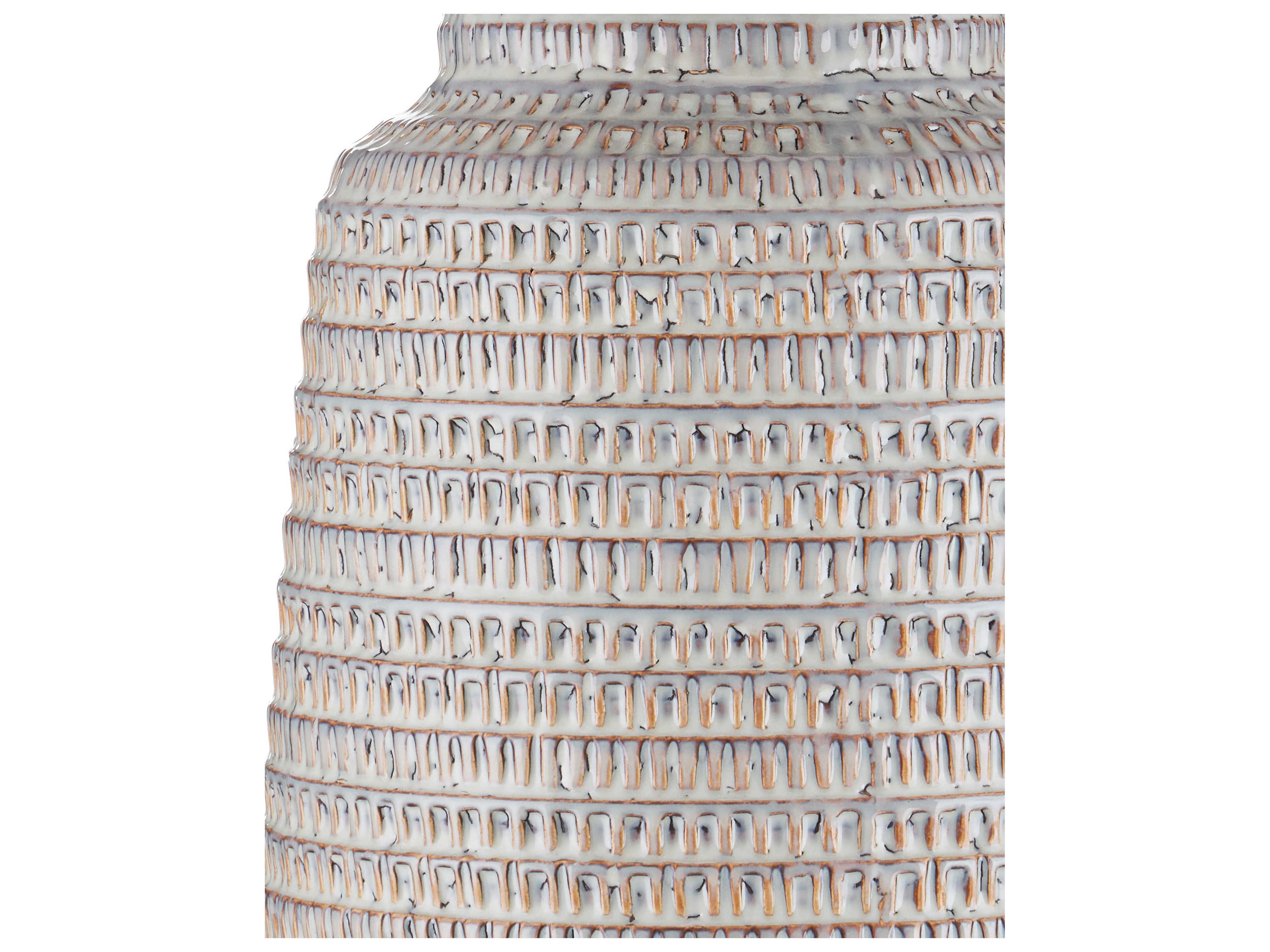 Currey & Company Owen Natural Textured Linen Brown Buffet Lamp