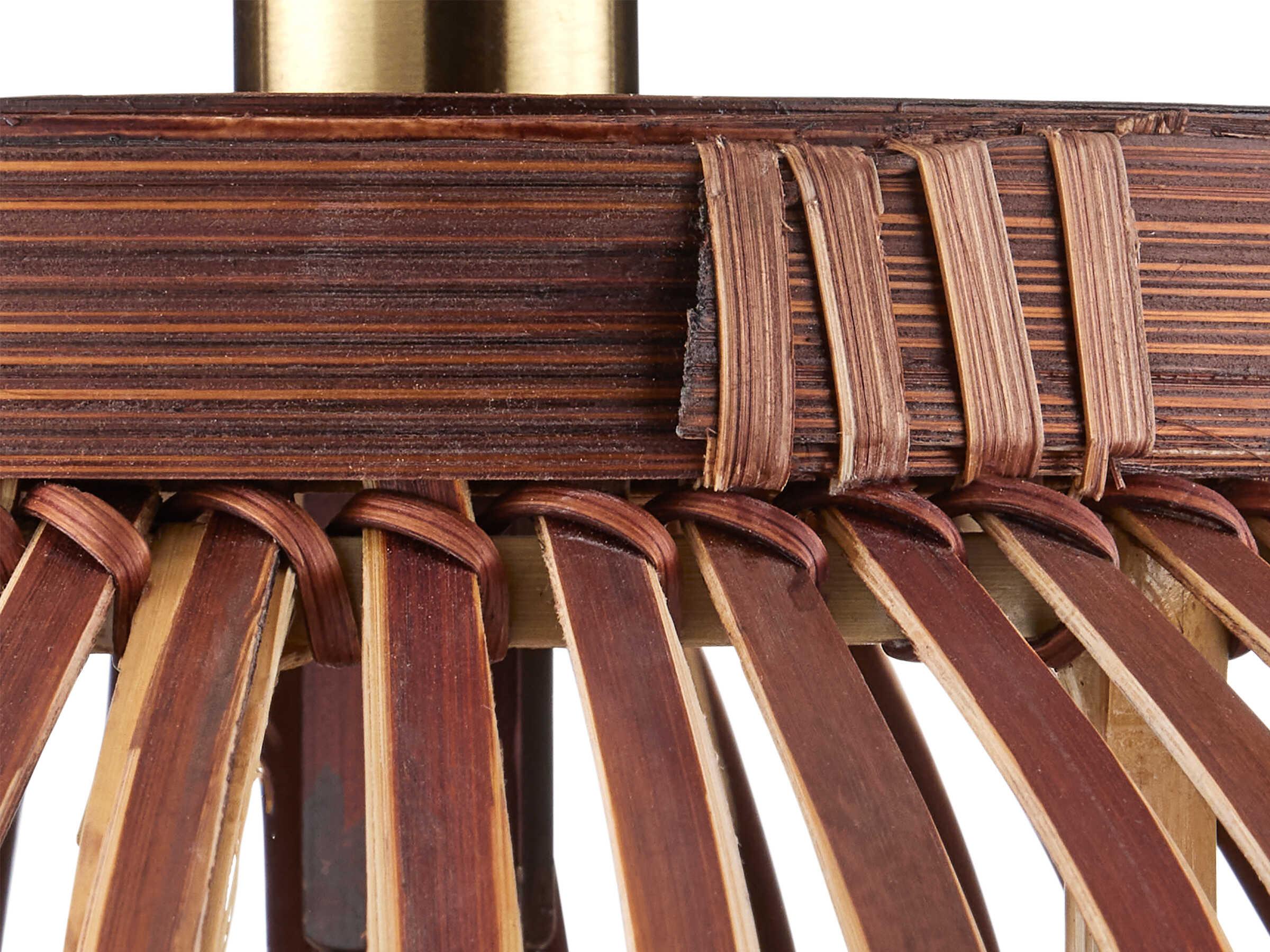 Currey & Company Cyrus Natural Linen Brown Buffet Lamp