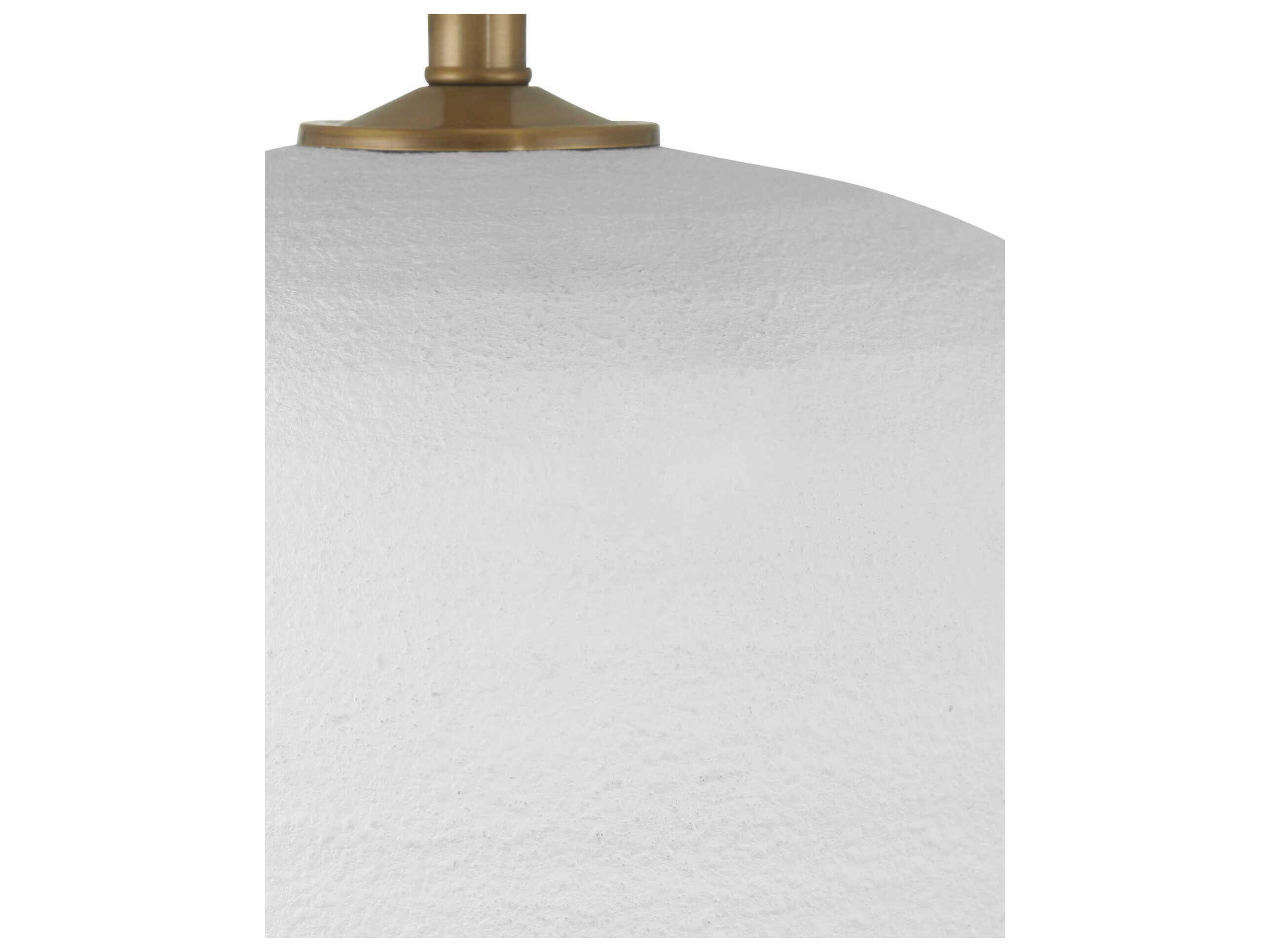 Currey & Company Zena Textured White Buffet Lamp