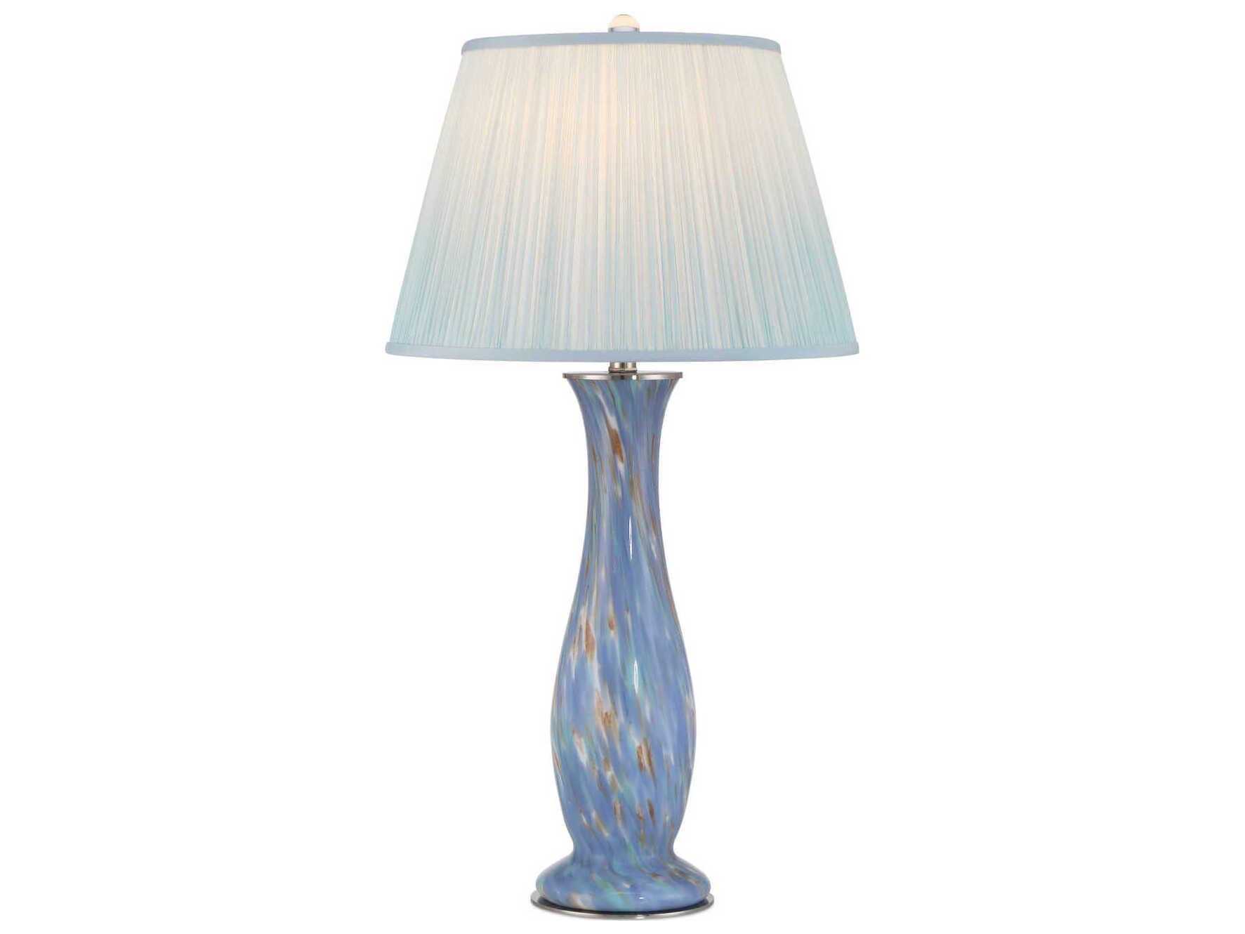 Currey & Company Lapis Blue Pale Brown Buffet Lamp