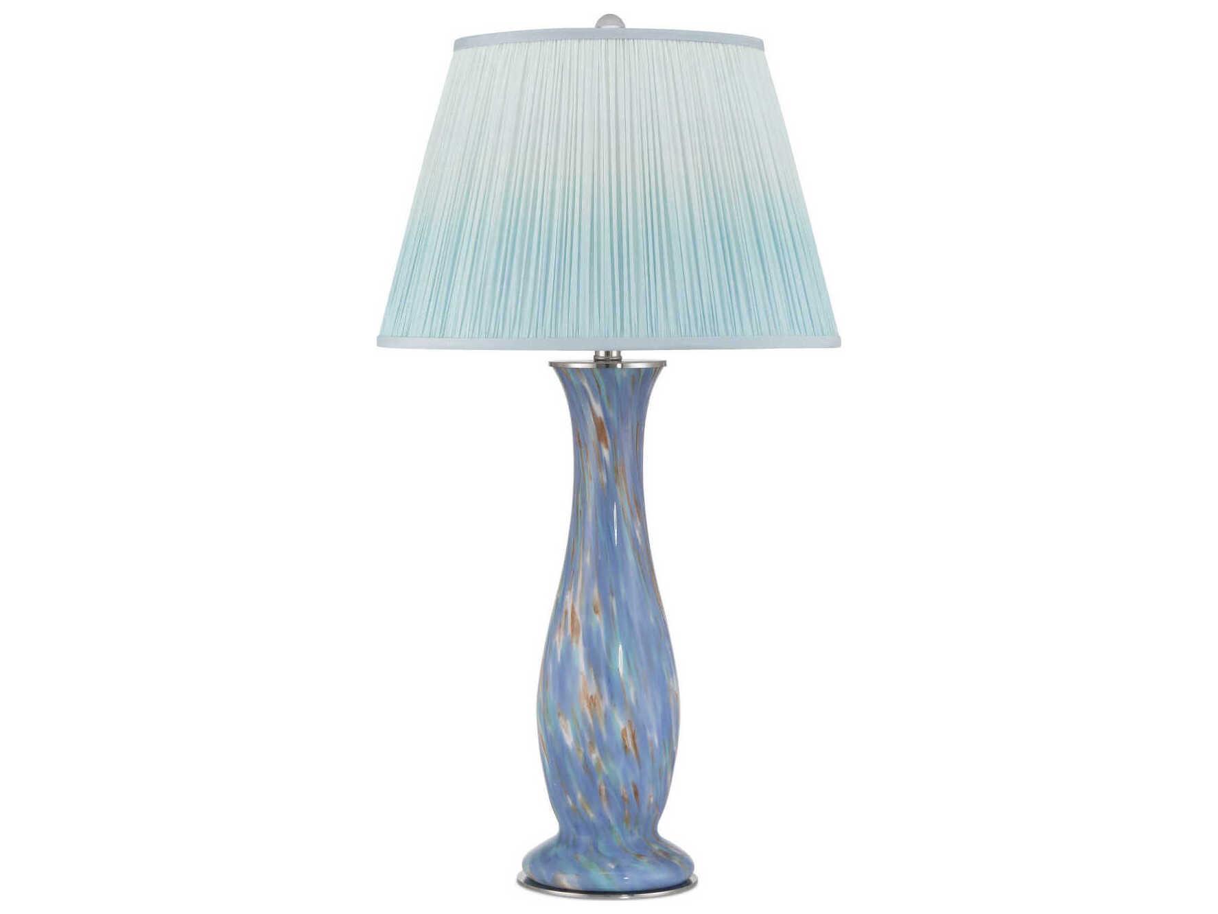 Currey & Company Lapis Blue Pale Brown Buffet Lamp