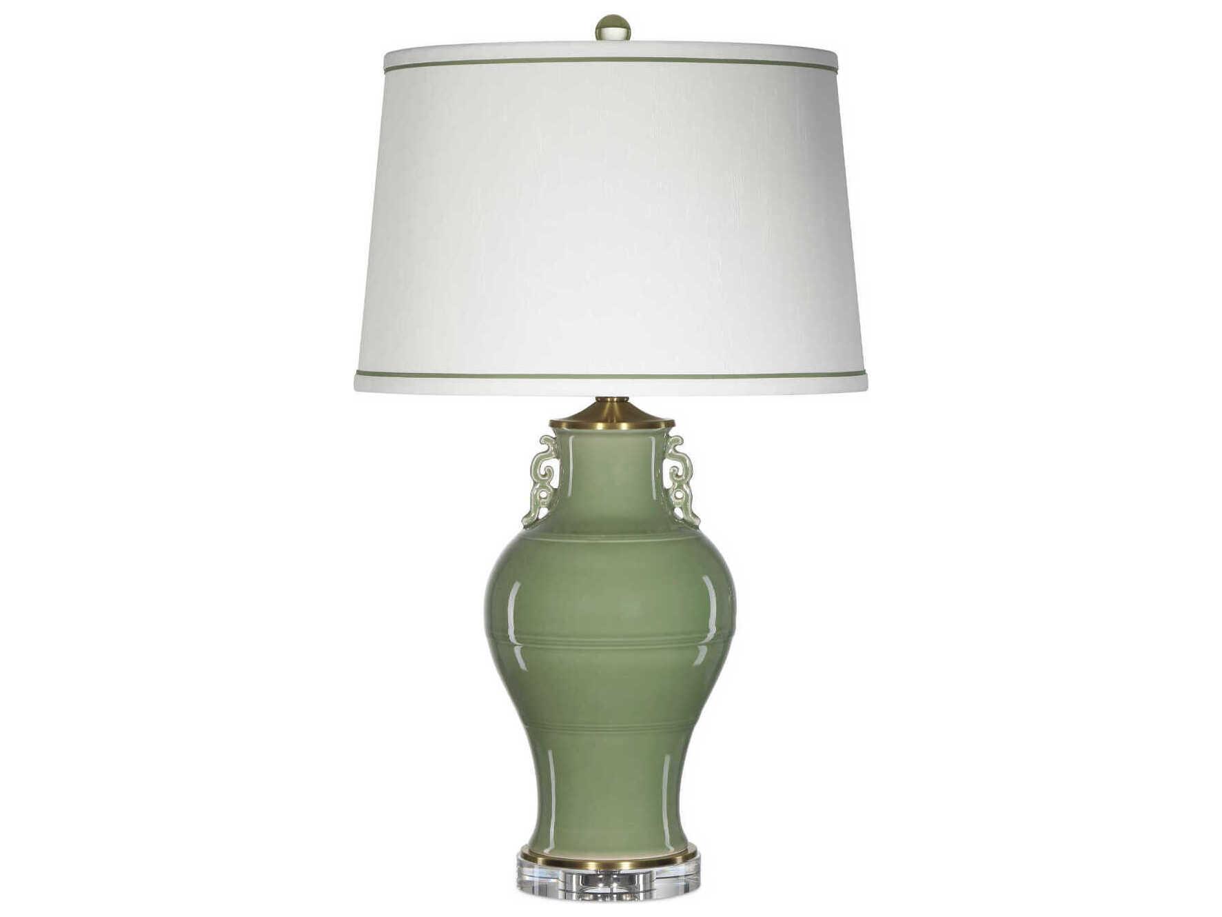 Currey & Company Londonderry Green Clear Buffet Lamp