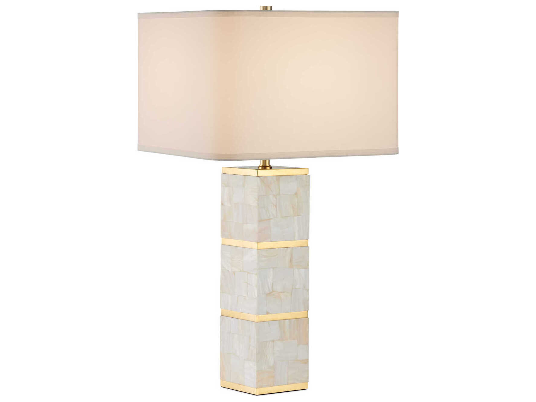 Currey & Company Casey 1-Light Natural Brass Buffet Lamp